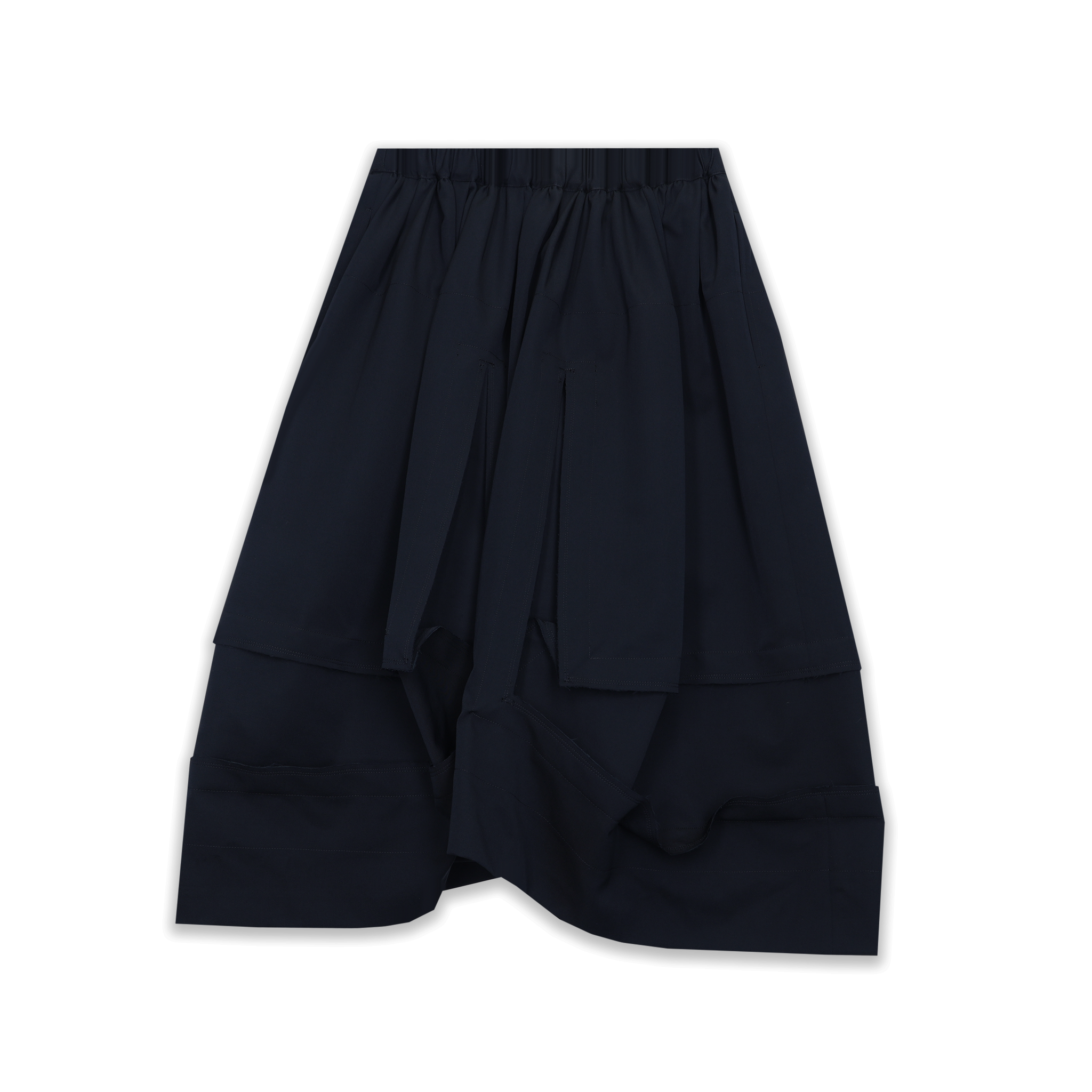 Gabardine Cutaway Skirt