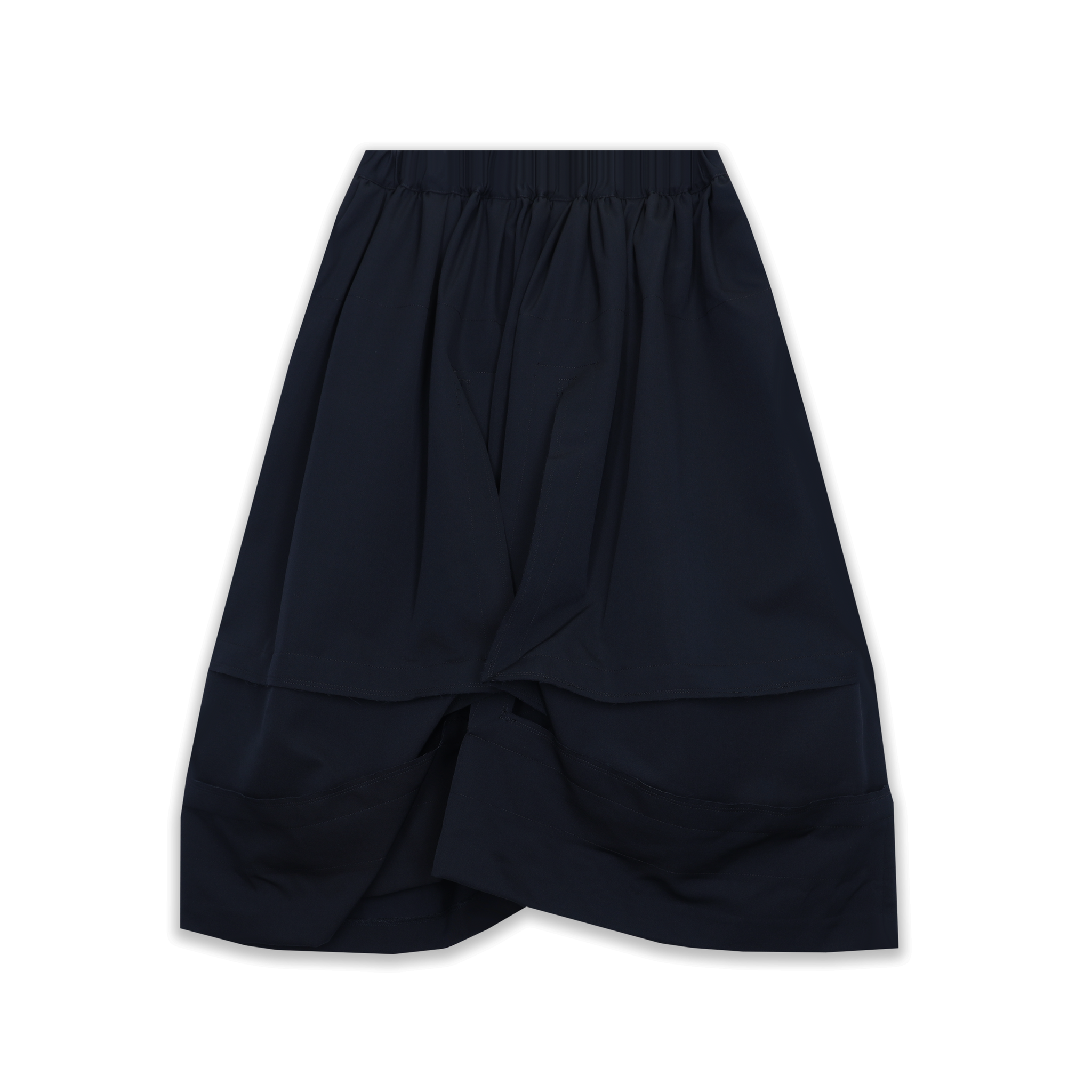 Gabardine Cutaway Skirt