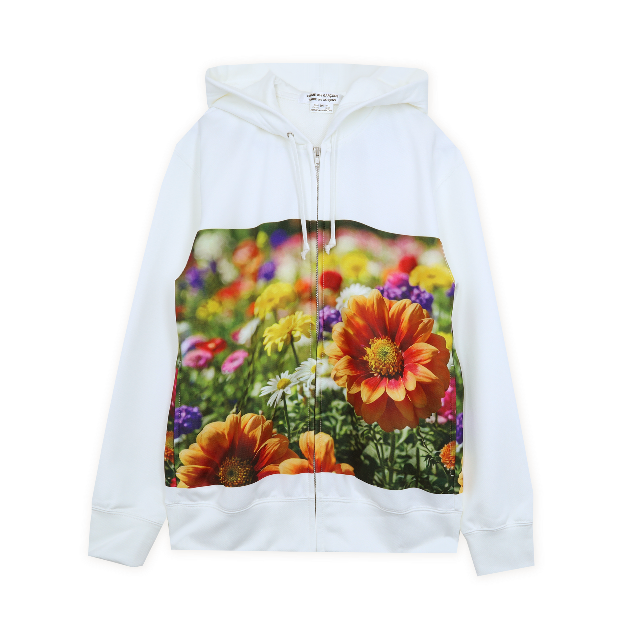 Pattern A Floral Splash Full Zip Hoodie