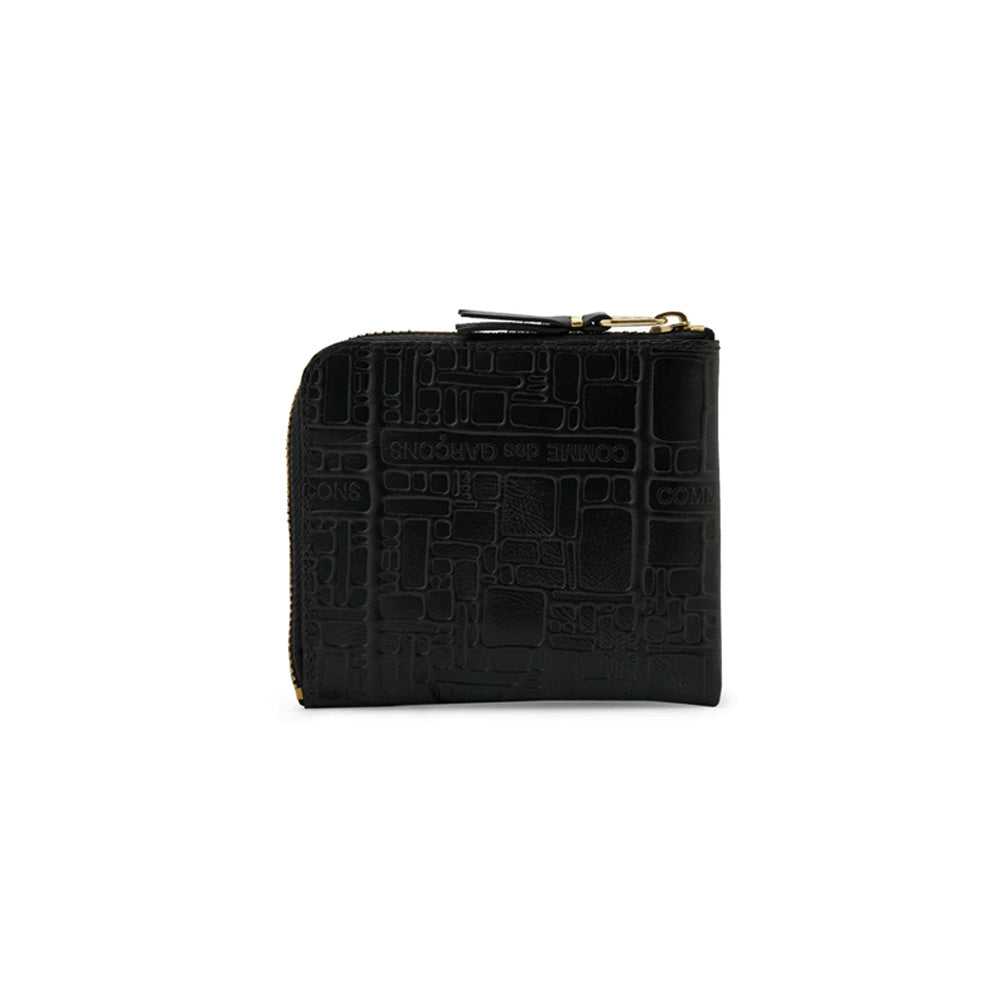 定価約3万円 COMME des GARCONS EMBOSSED BLACK Embossed Logotype Wallet Black 3100EL – COMME des GARÇONS Melbourne