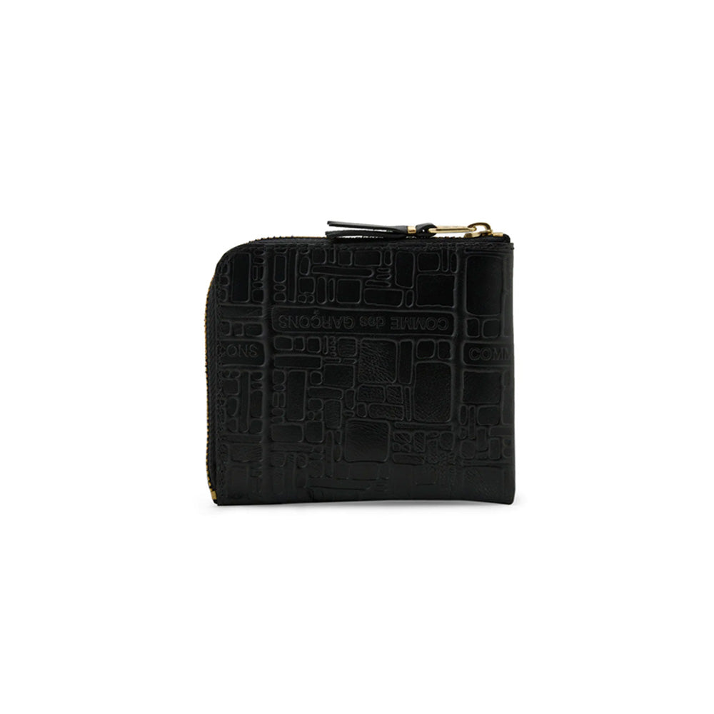 Embossed Logotype Wallet Black 3100EL