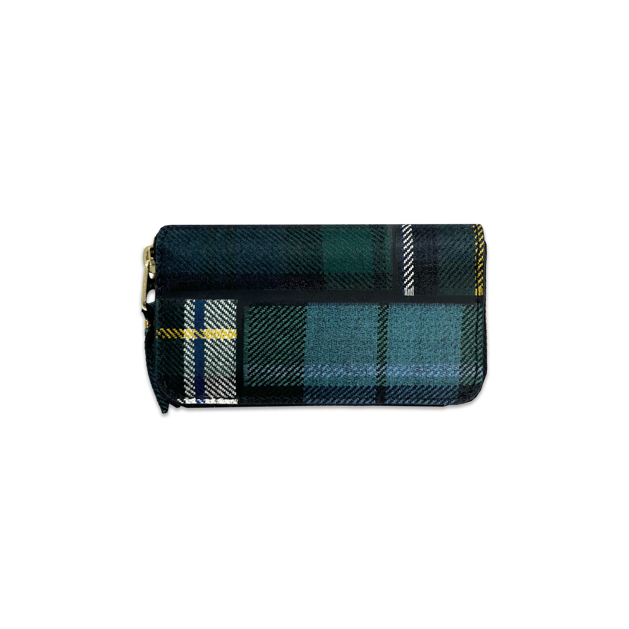 Tartan Patchwork Group Wallet Green 410XTPG