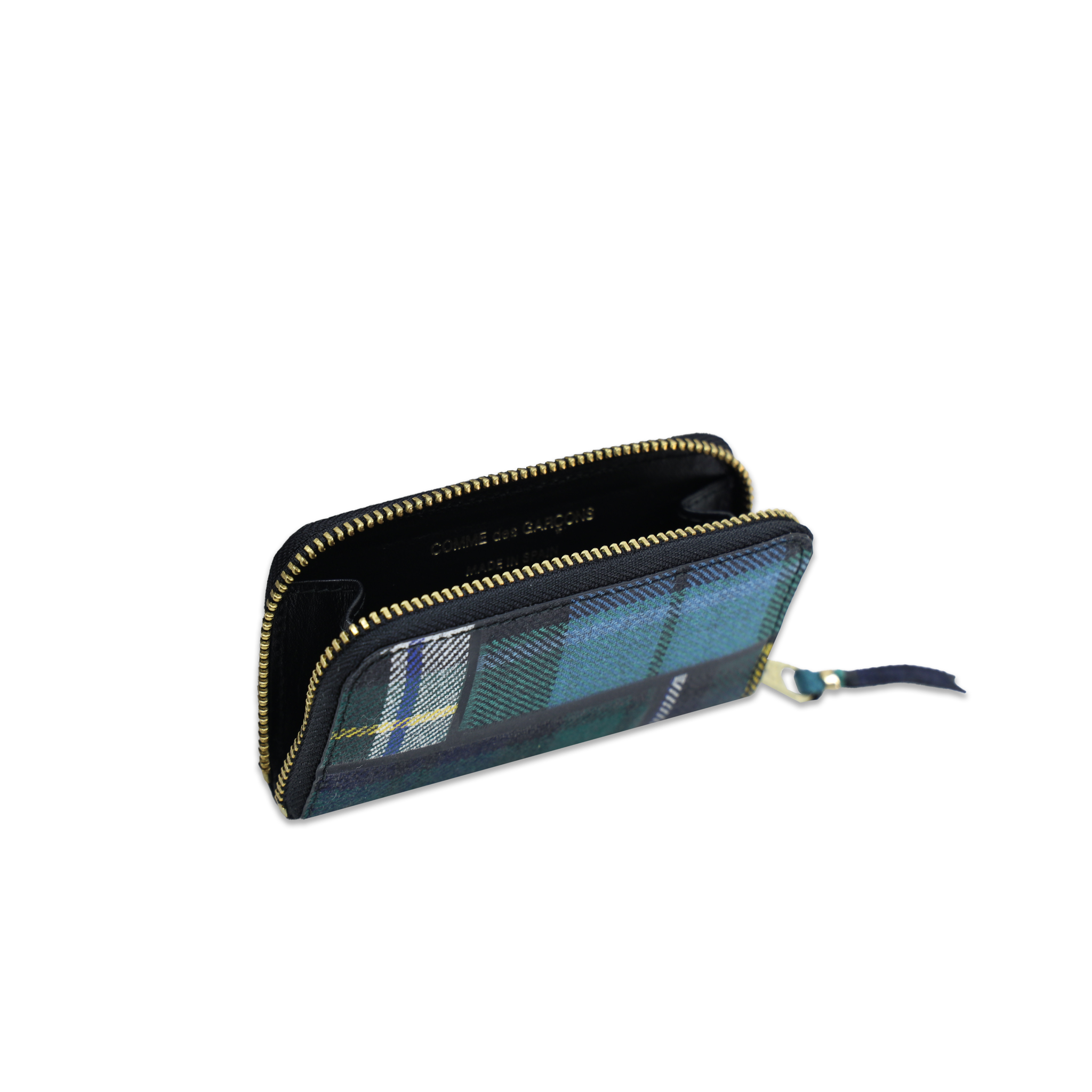 Tartan Patchwork Group Wallet Green 410XTPG