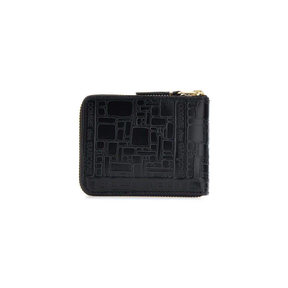 【Wallet COMME des GARÇONS】Logotype Embossed Logotype Wallet Black 7100EL – COMME des GARÇONS Melbourne