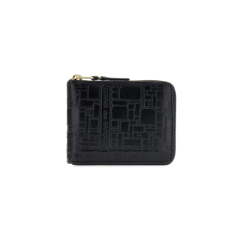 Embossed Logotype Wallet Black 7100EL