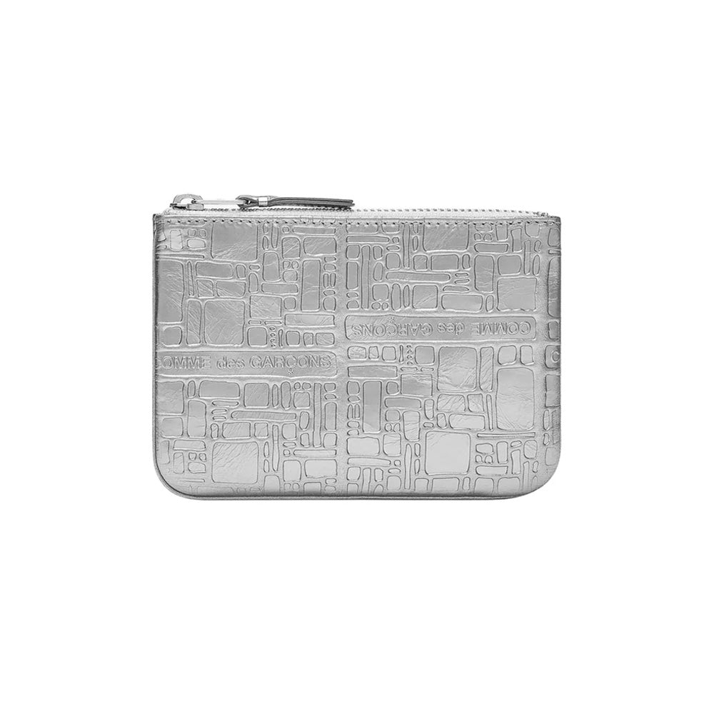 Embossed Logotype Wallet Silver 8100EG