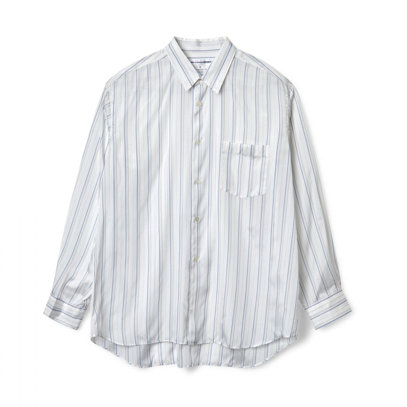 SHIRT FOREVER Cupra Taffeta White Stripe Shirt