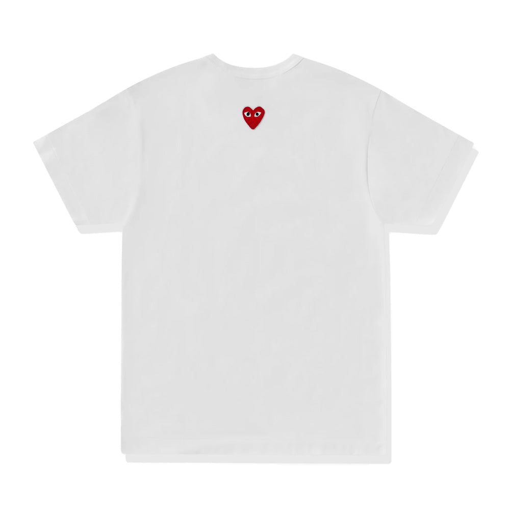 PLAY Reverse Red Heart T-Shirt (White)