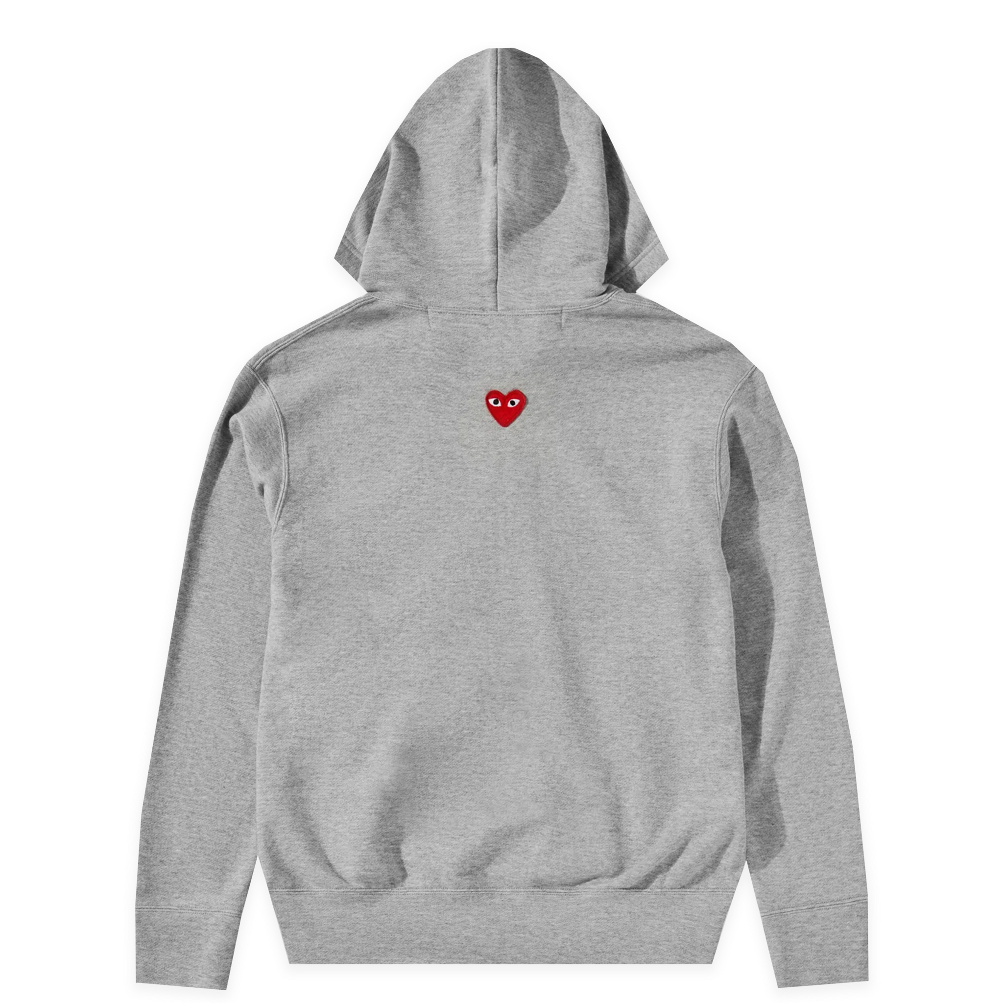 PLAY Zip Hooded Sweatshirt Reverse Heart (Grey)