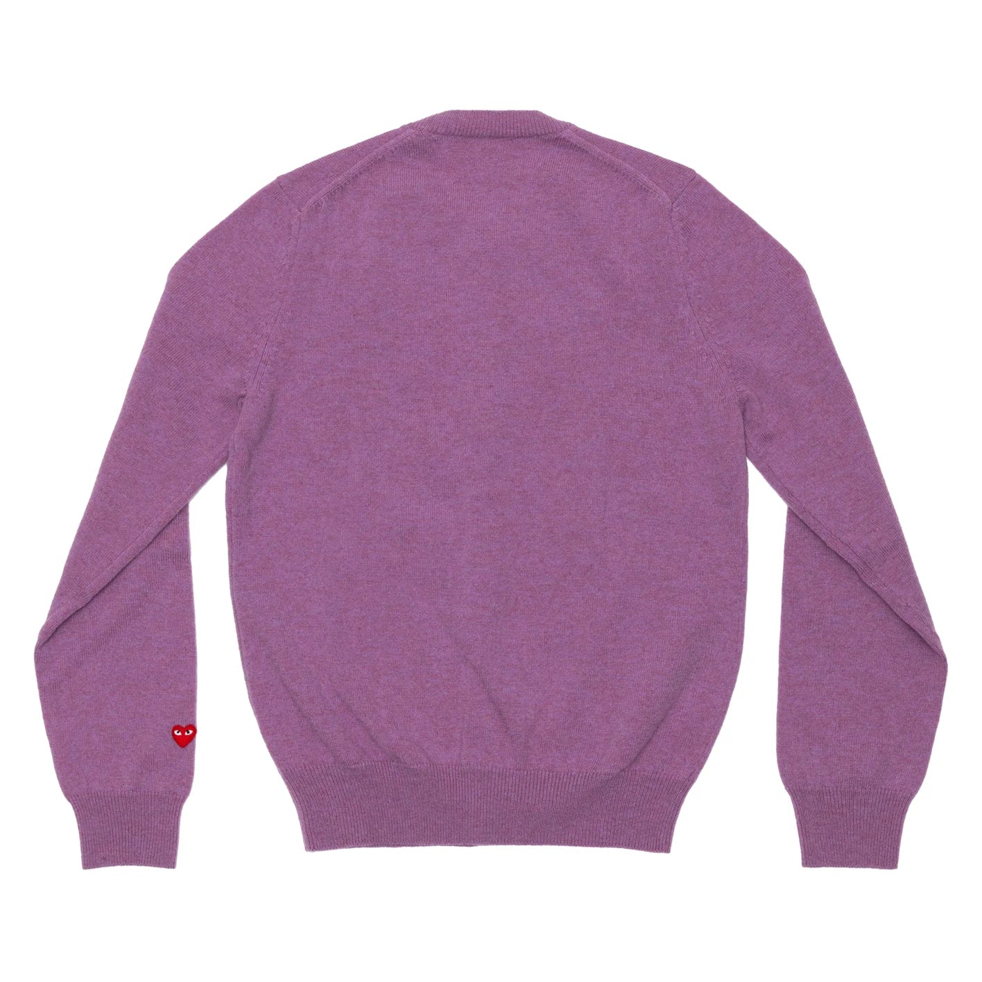 PLAY Round Neck Cardigan Pastel Series Sleeve Heart (Purple PLAY Round Neck Cardigan Pastel Series Sleeve Heart (Purple