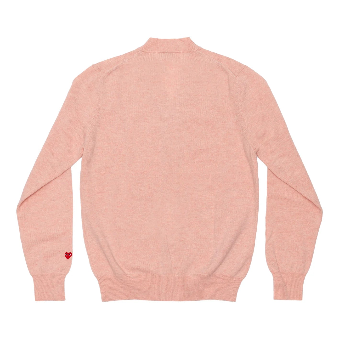 PLAY Men's Cardigan Pastel Series Sleeve Heart (Light Pink)
