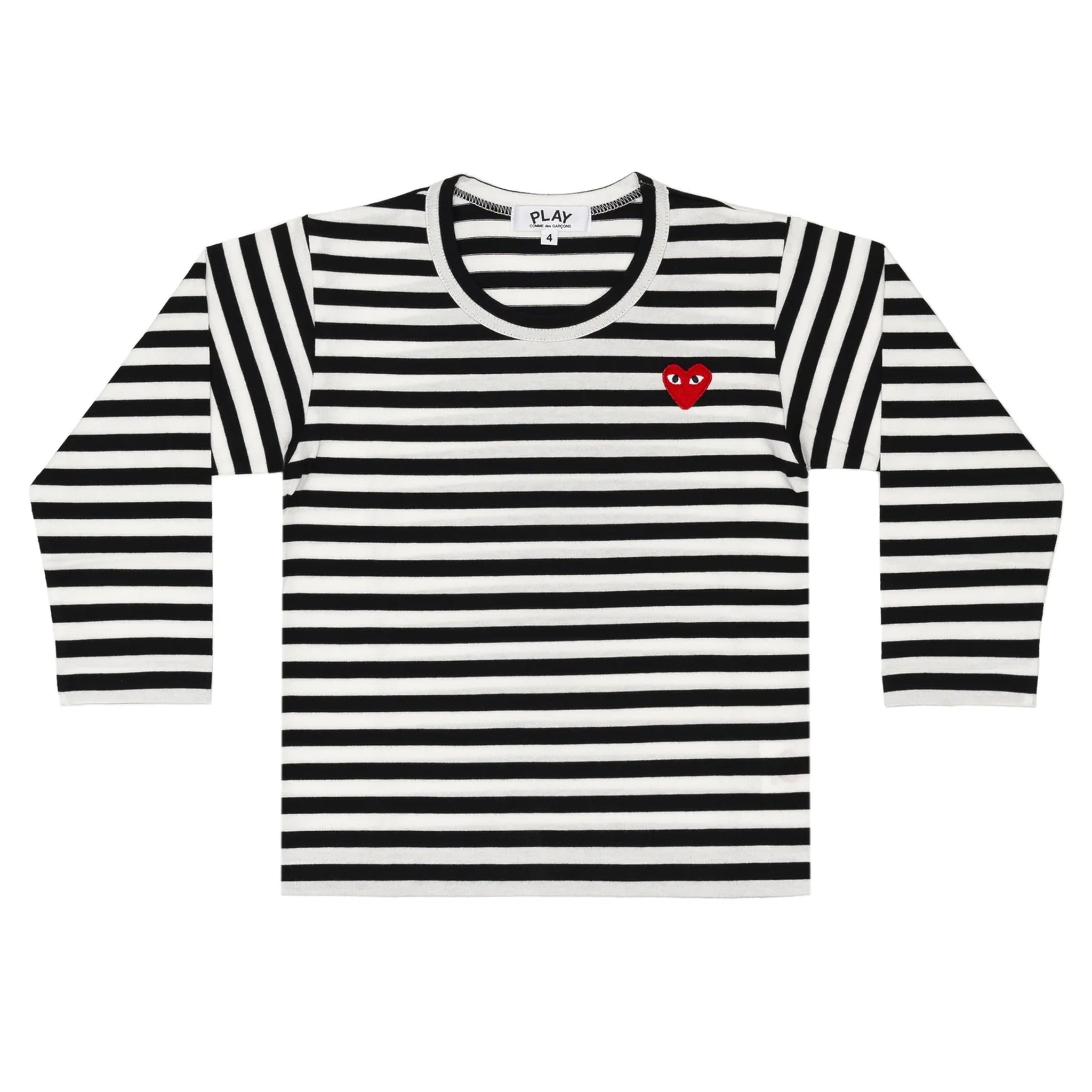 PLAY Kids L/S Striped T-Shirt (Black)