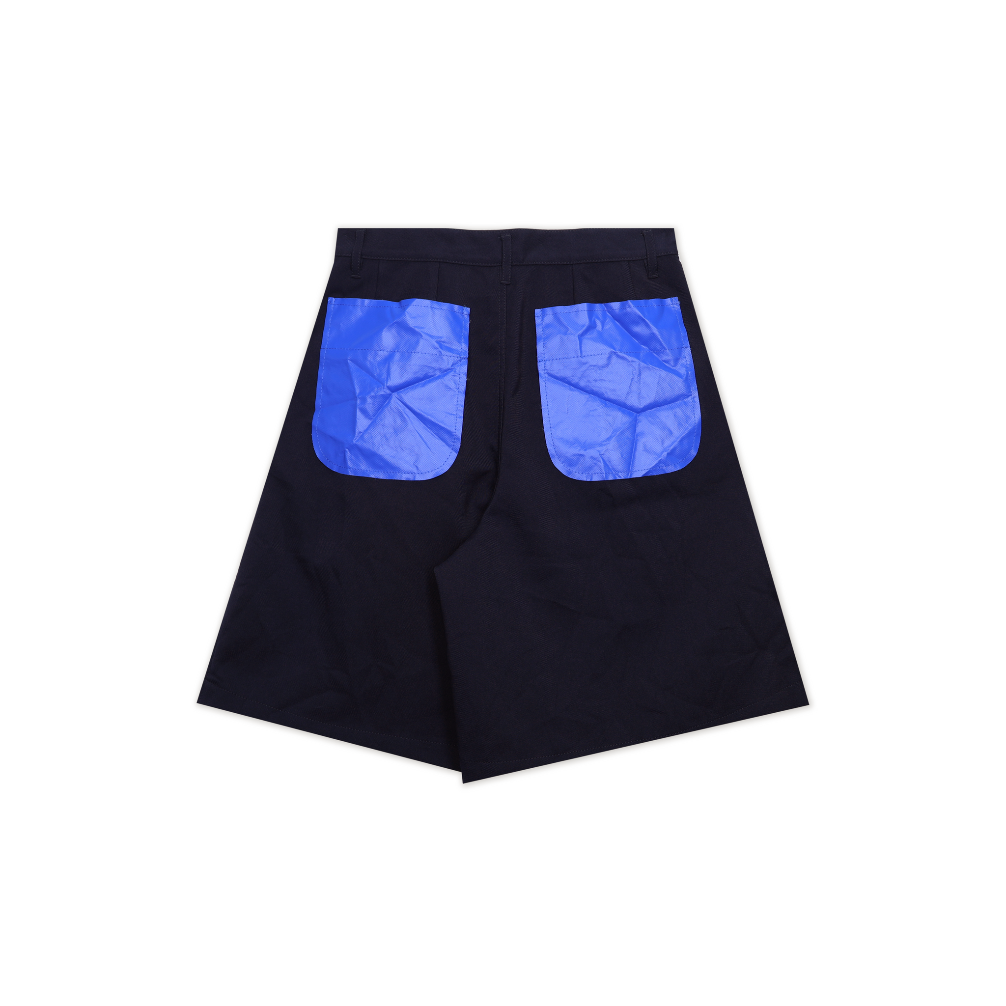 Navy Treated Twill Shorts