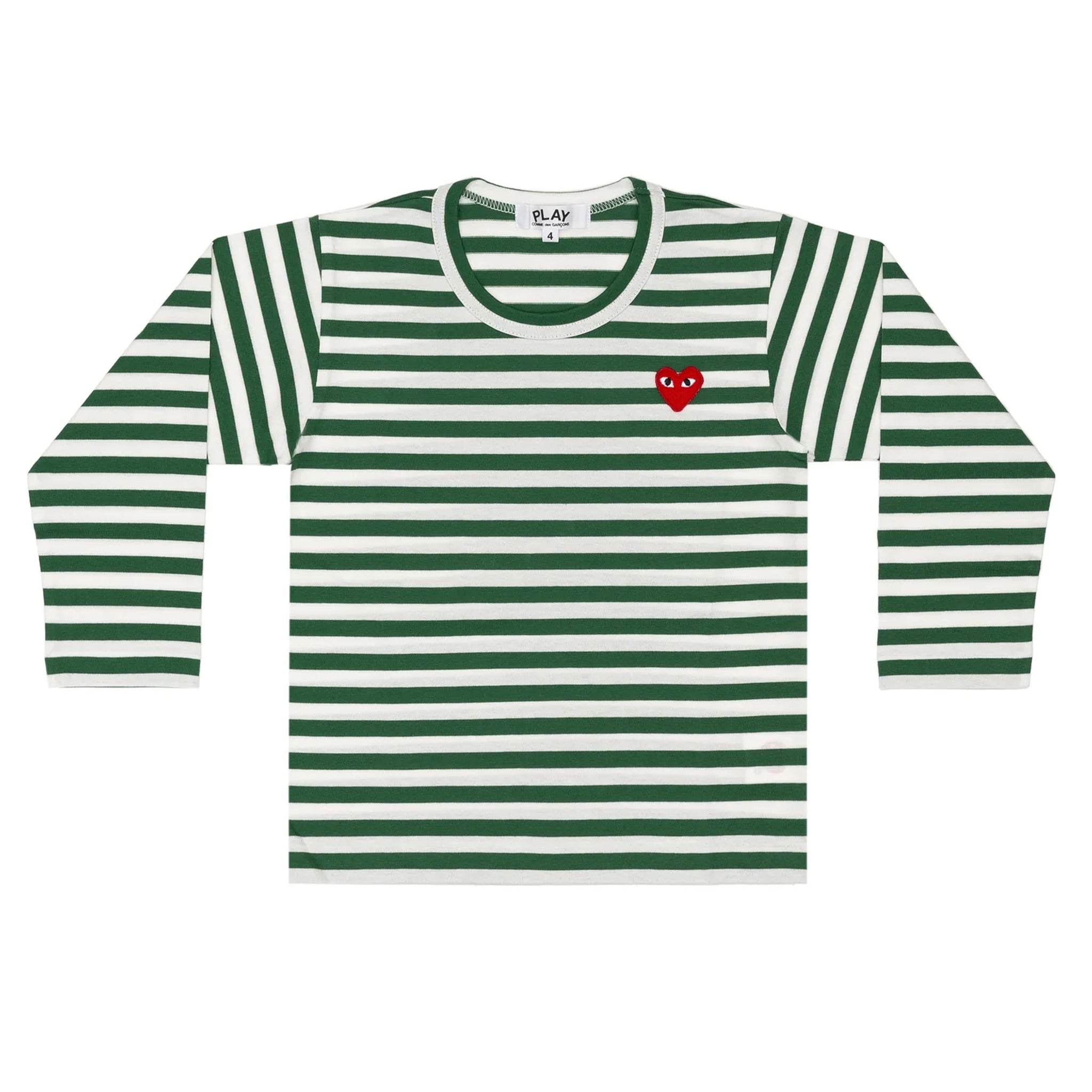 PLAY Kids L/S Striped T-Shirt (Green)