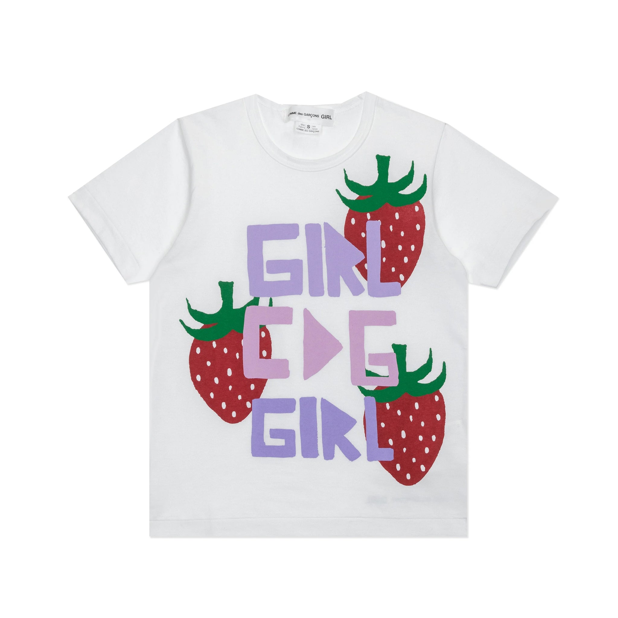 COMME des GARCONS GIRLイチゴ Tシャツ GIRL x Brett Westfall Vertical Logo T-Shirt – COMME des GARÇONS