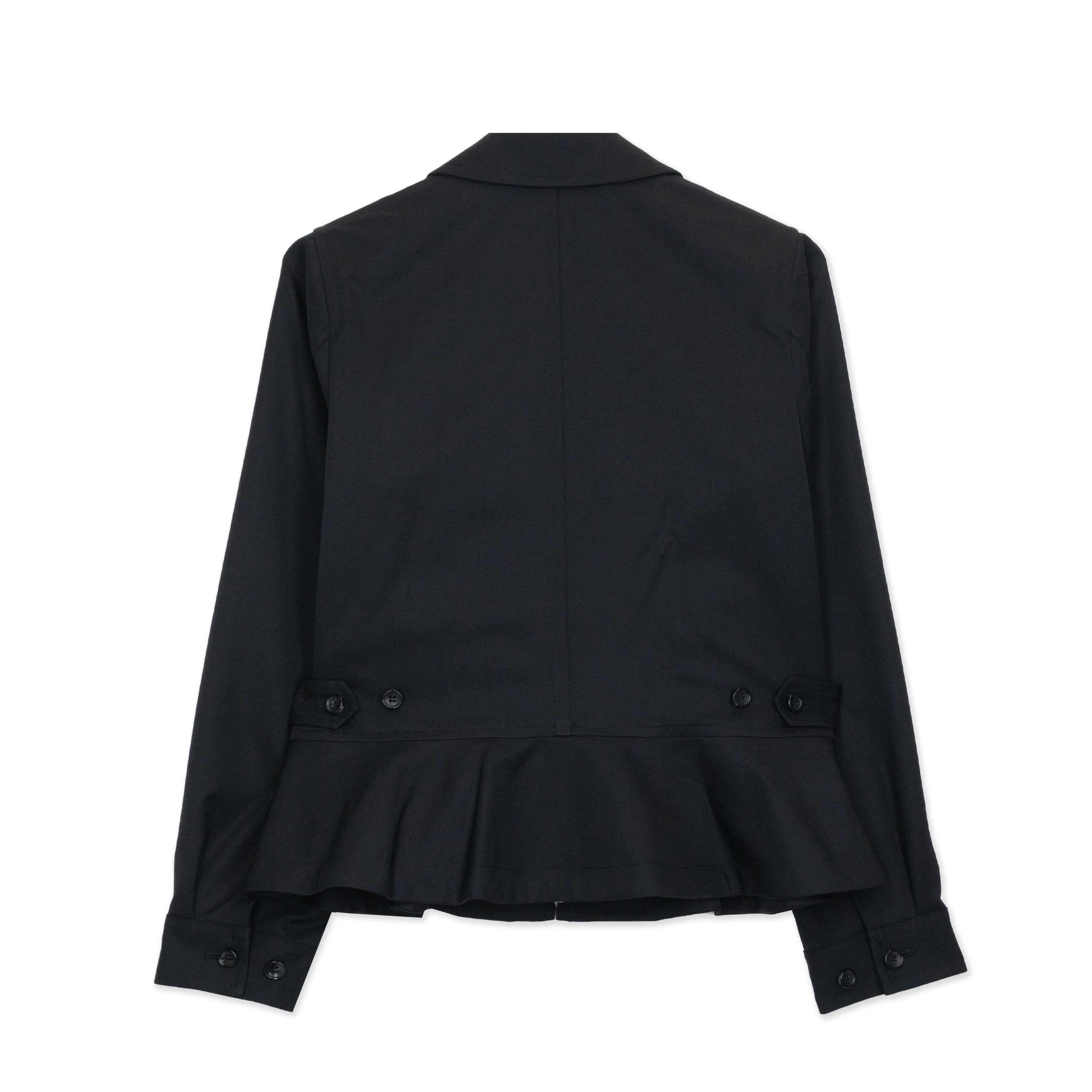 Black Wool Polyester Zip-Up Jacket – COMME des GARÇONS Melbourne