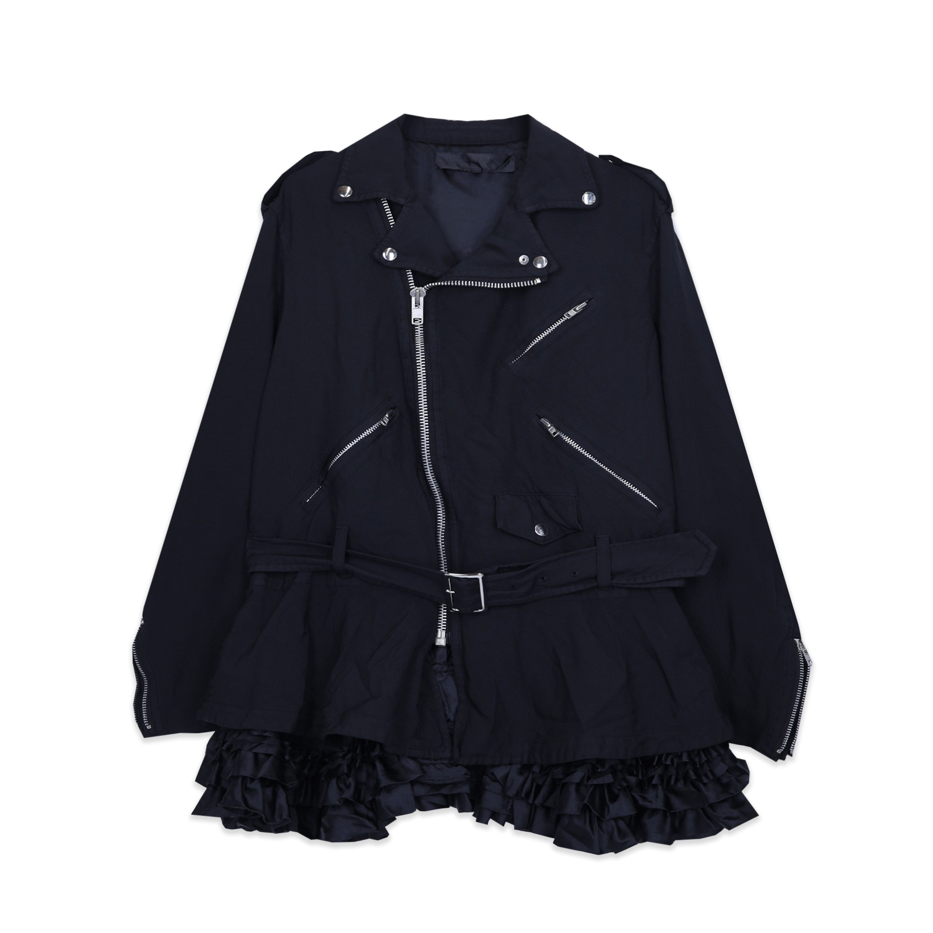 Veste COMME DES GARÇONS Dentelle Peplum Taille M - Noir, Occasion Très Bon état