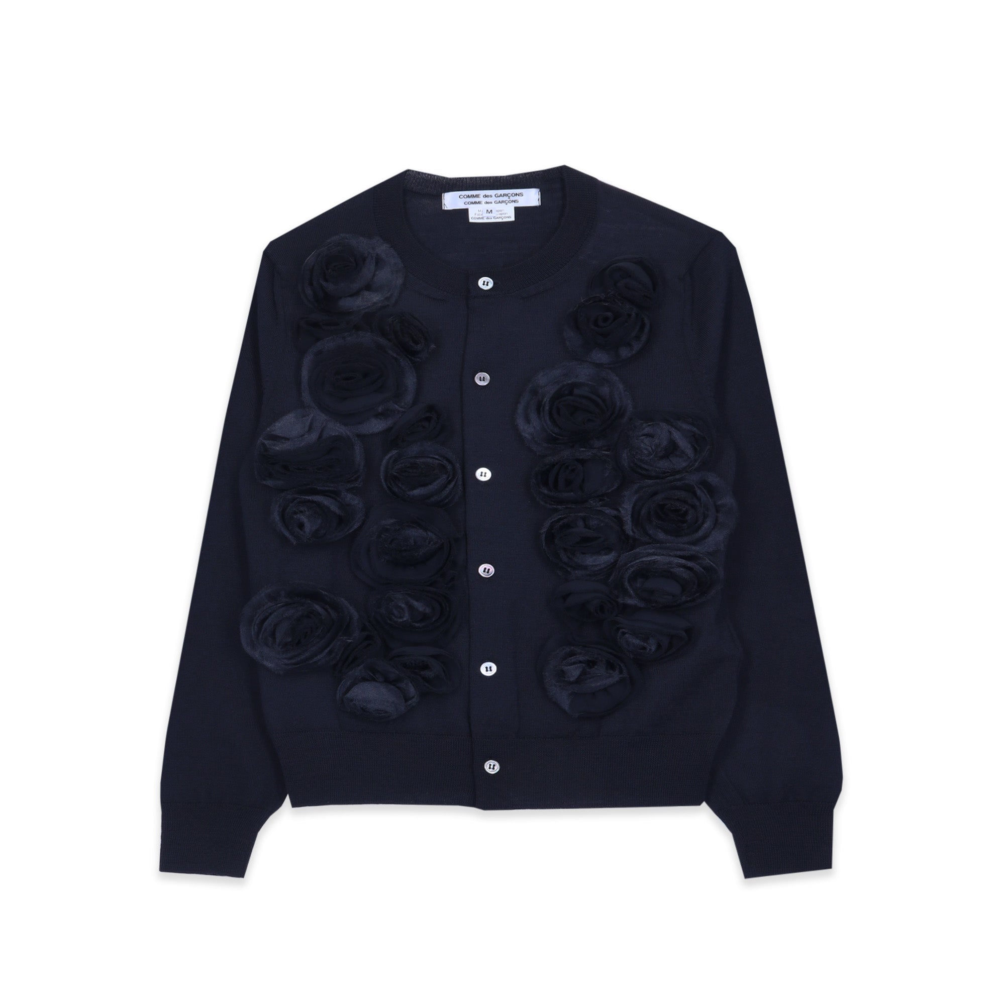Veste Peplum COMME DES GARÇONS - Détails Dentelle Noire - Taille M - Occasion Très Bon état