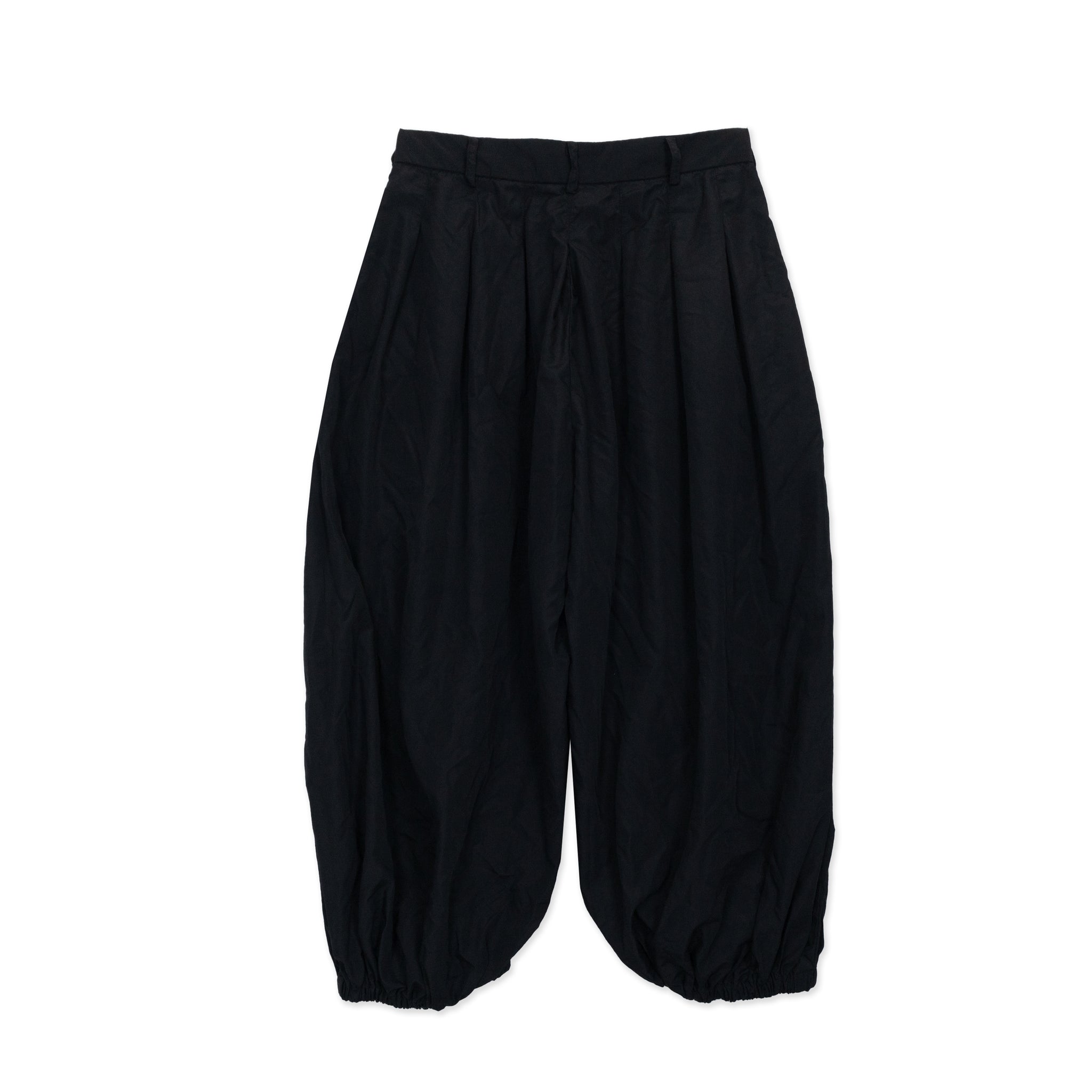 Black Polyester Pleated Balloon Pant – COMME des GARÇONS Melbourne