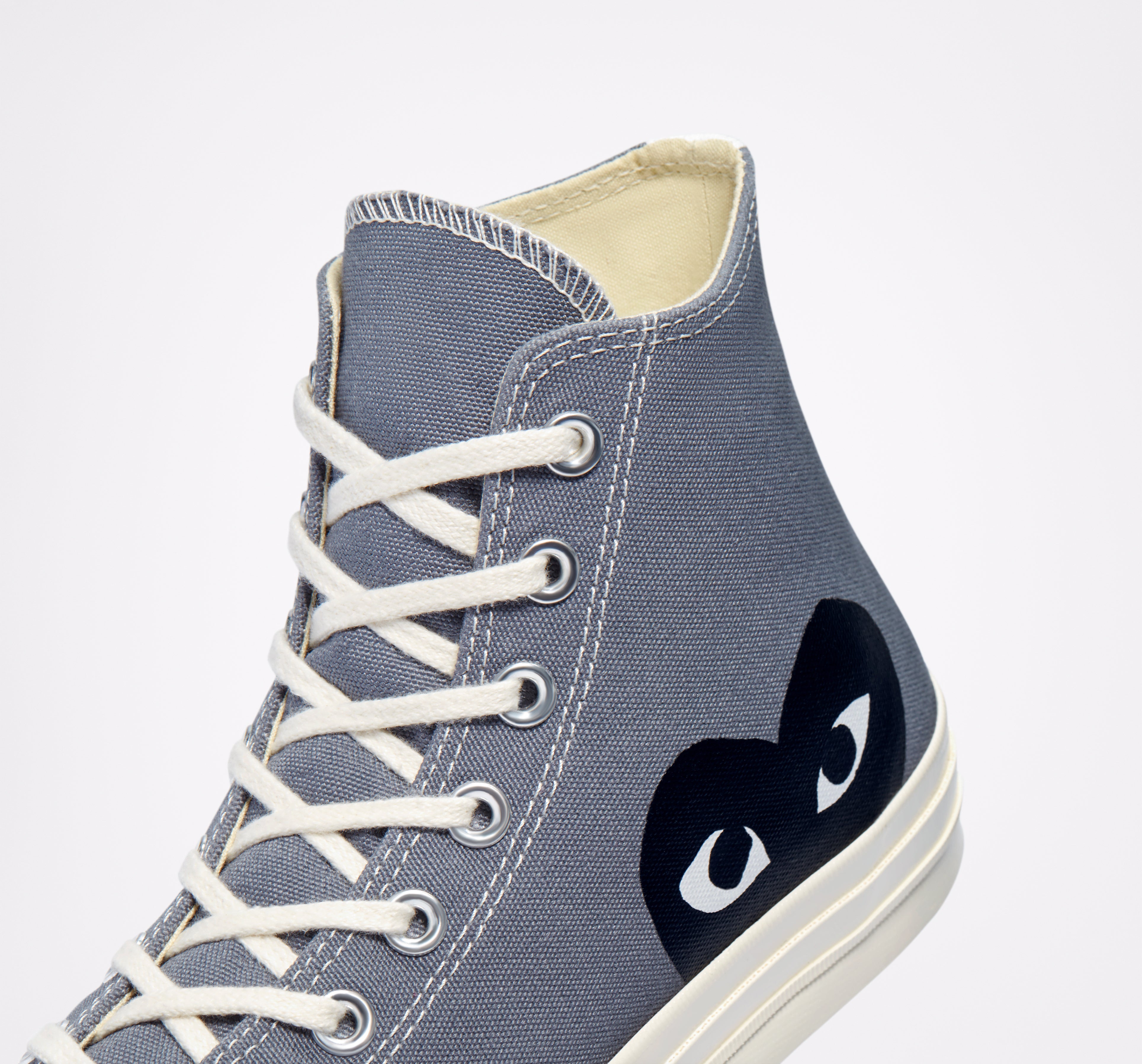 Comme des garcons converse size 6 womens grey best sale