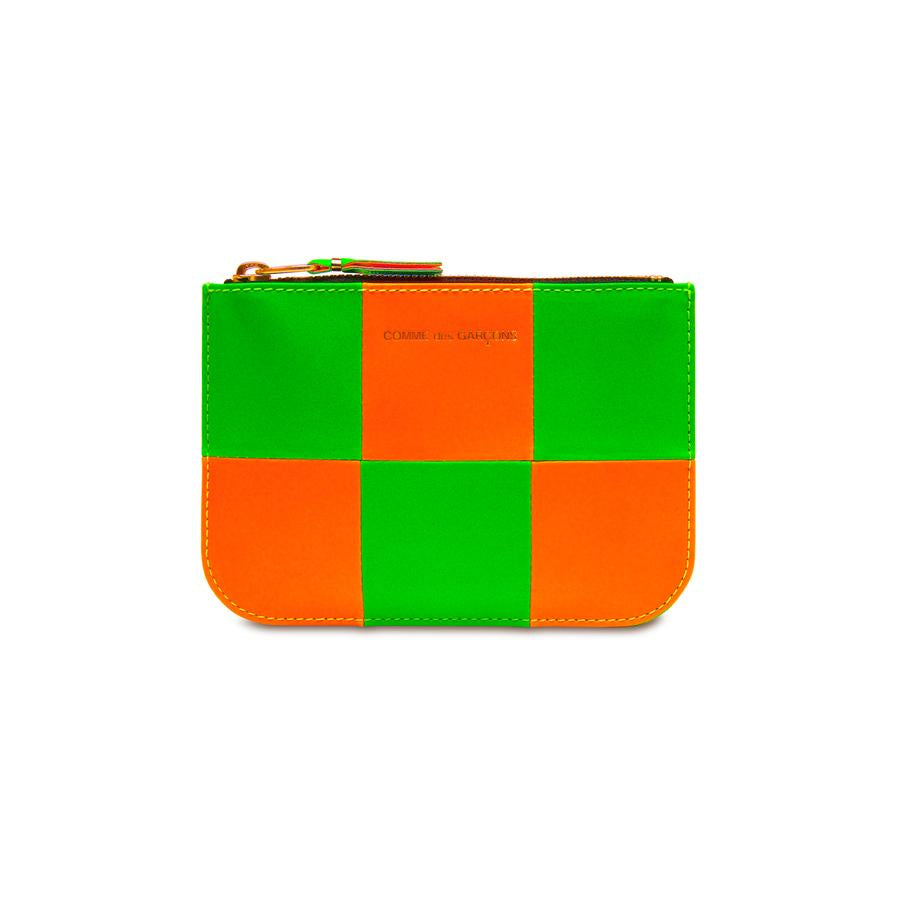 【COMME des GARCONS 】ロゴ SA5100 スーパーフルオ green/blue CDG Pouches (SA5100) | Tortoise General Store