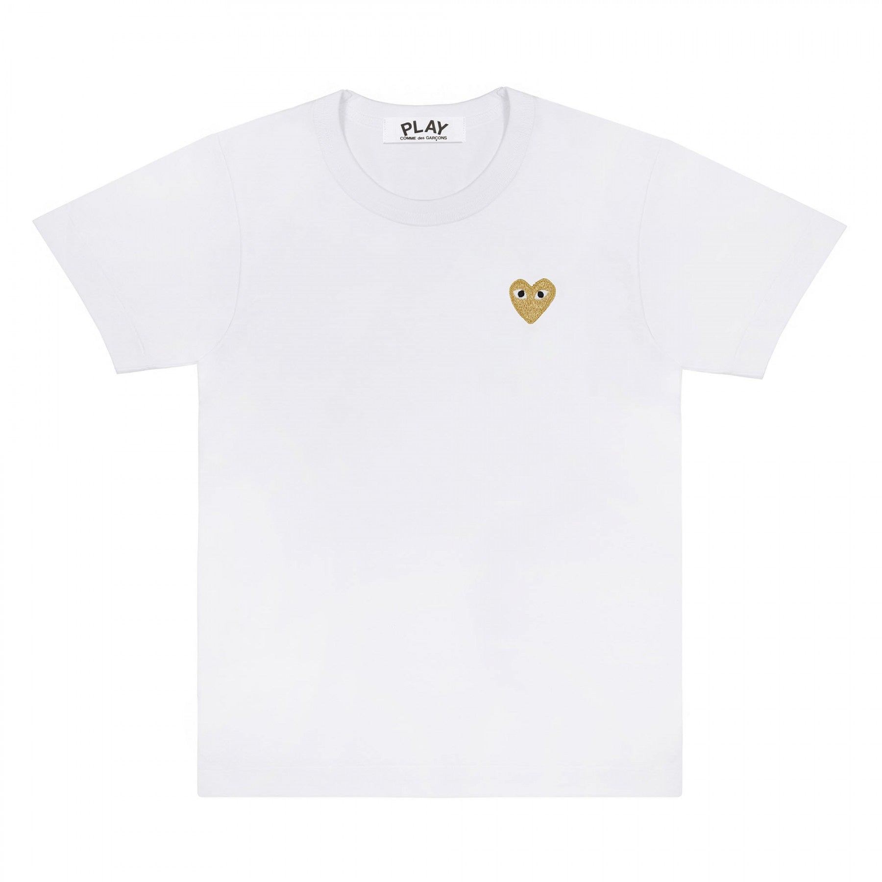 PLAY Basic T-Shirt Gold Emblem (White)