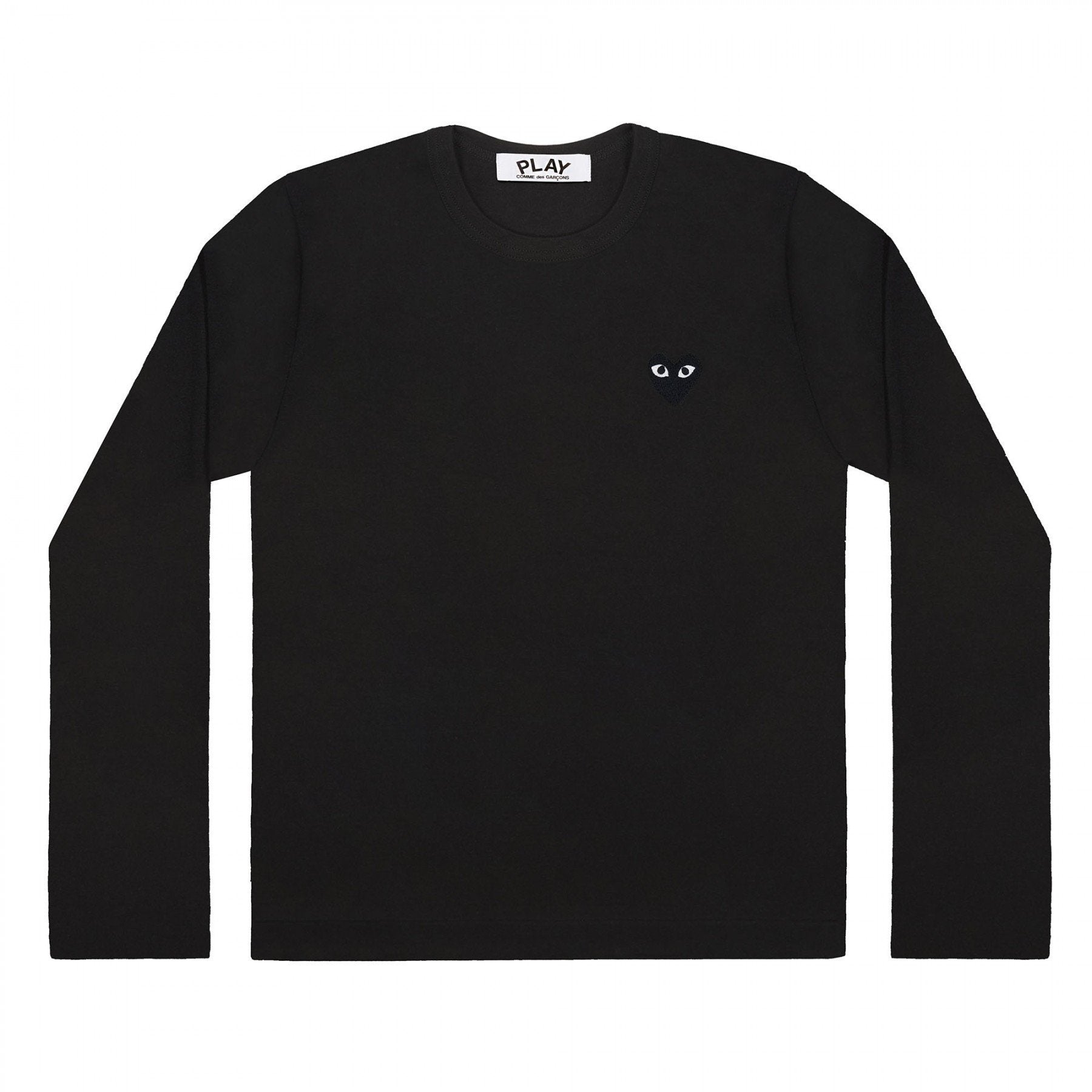 PLAY L/S Basic T-Shirt Black Emblem (Black)