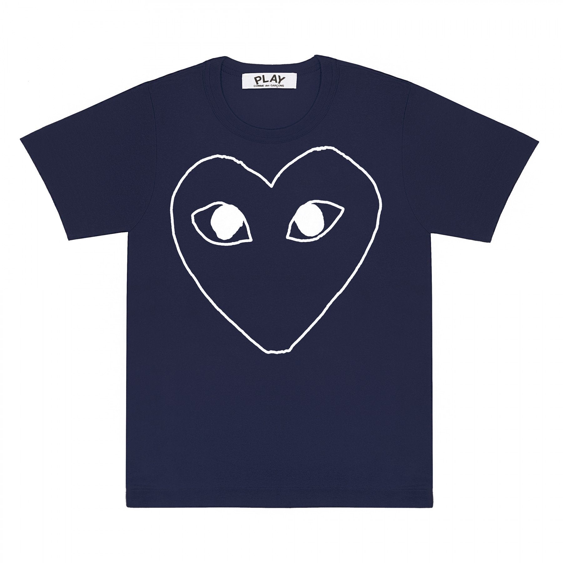 PLAY T-Shirt With Heart Outline