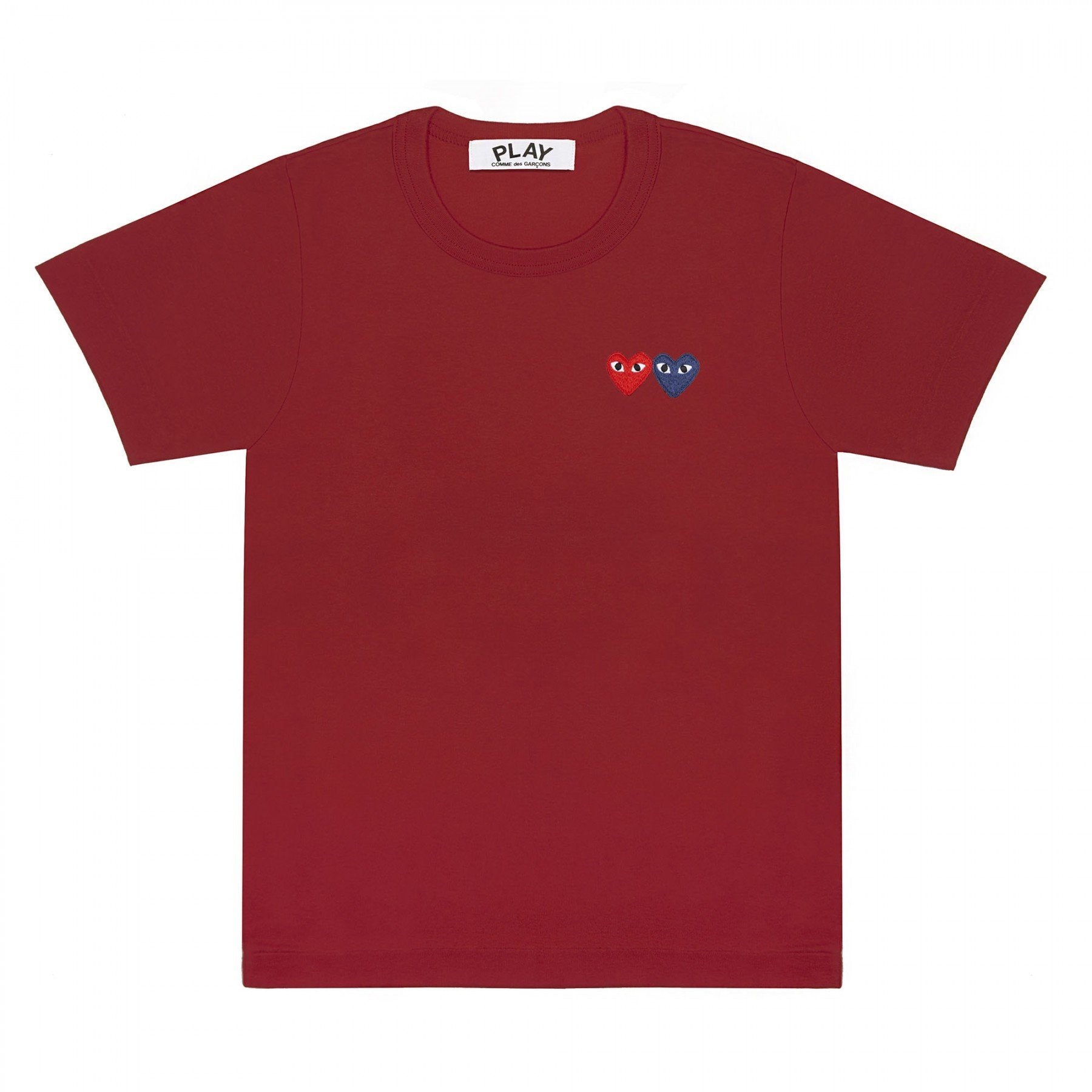 PLAY Basic T-Shirt Two Emblems (Burgundy)