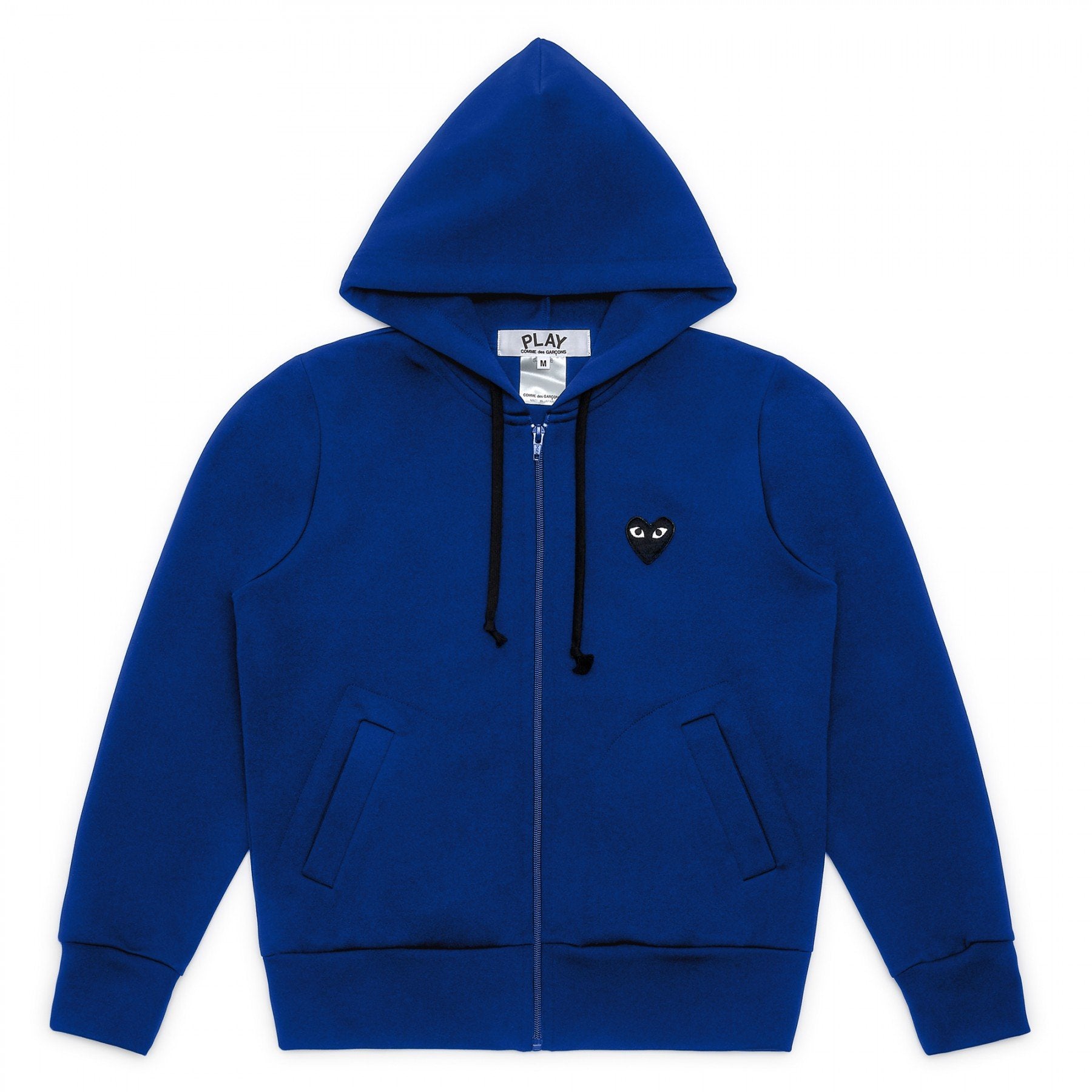 ☆*様 PLAY COMME des GARCONS ジャージ ブルー M PLAY Big Heart Zip Hooded Sweatshirt (Navy) – COMME des GARÇONS
