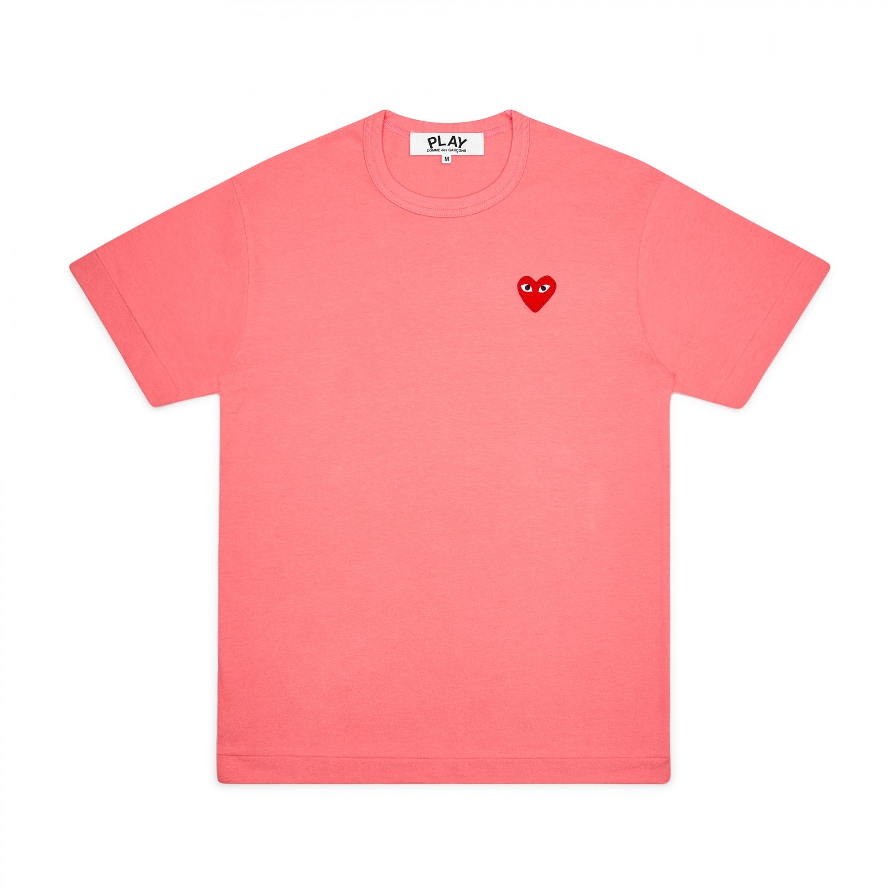 PLAY Basic T-Shirt Red Emblem Spring Series (Pink)