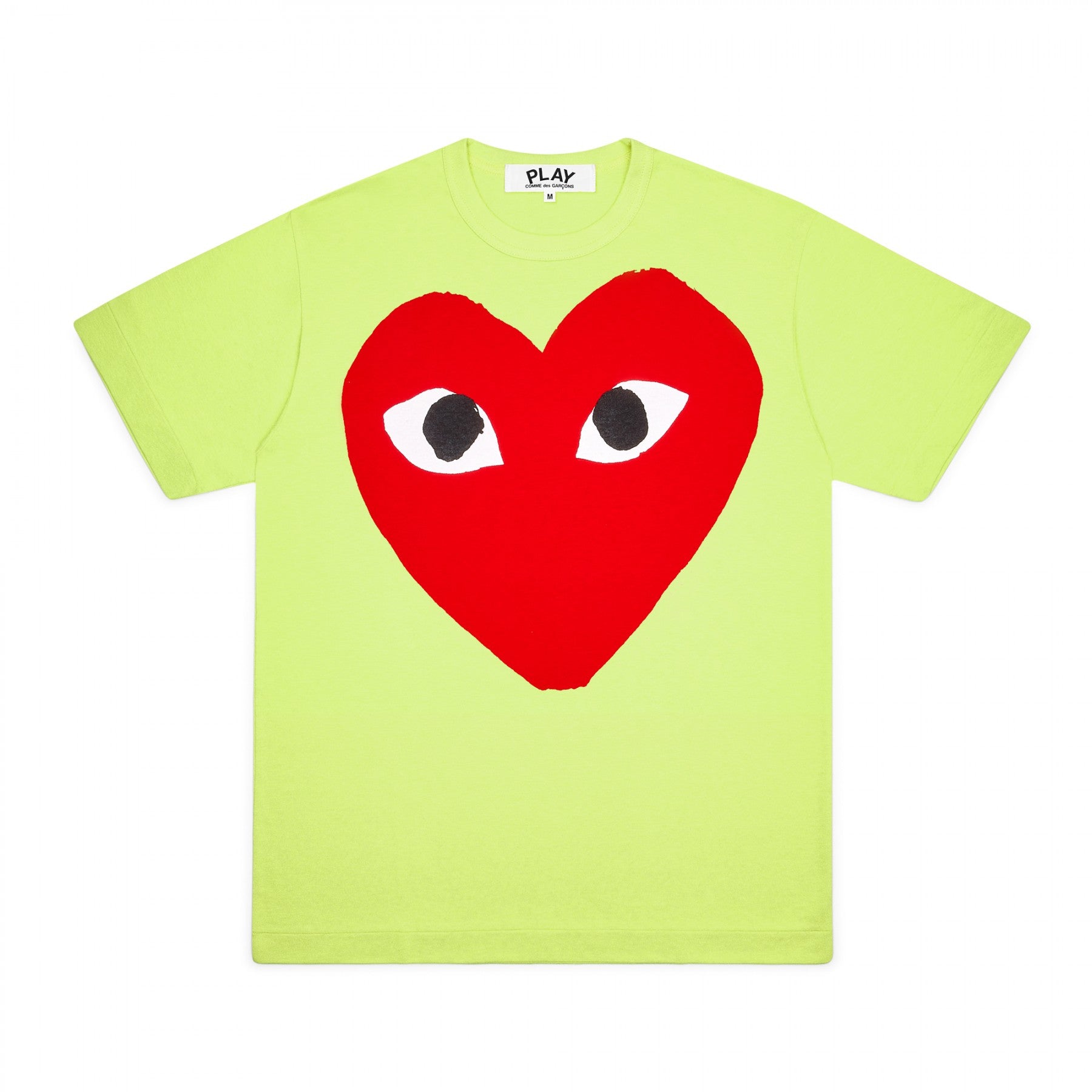 PLAY Red Heart Screenprint T-Shirt Spring Series (Green)