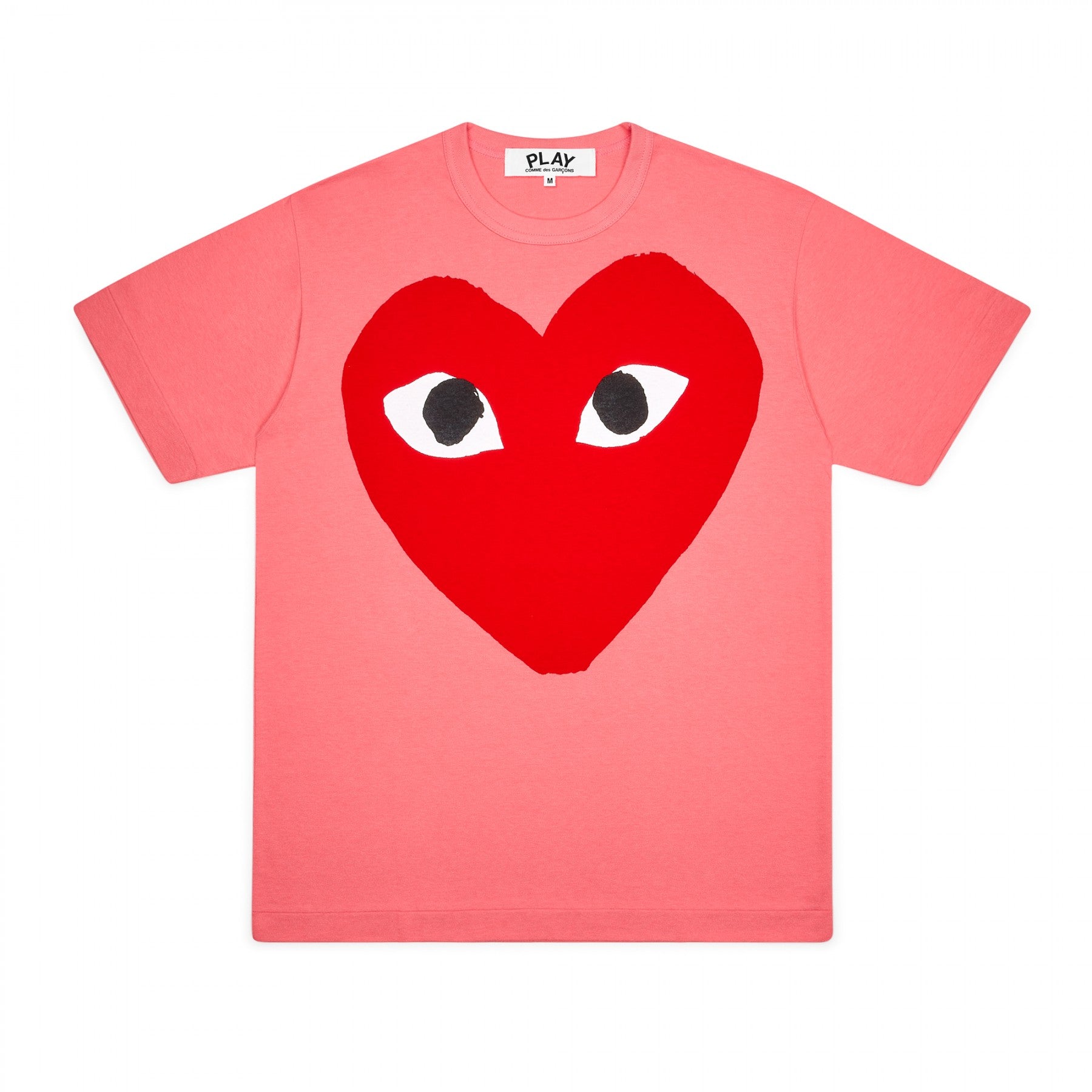 PLAY Red Heart Screenprint T-Shirt Spring Series (Pink)