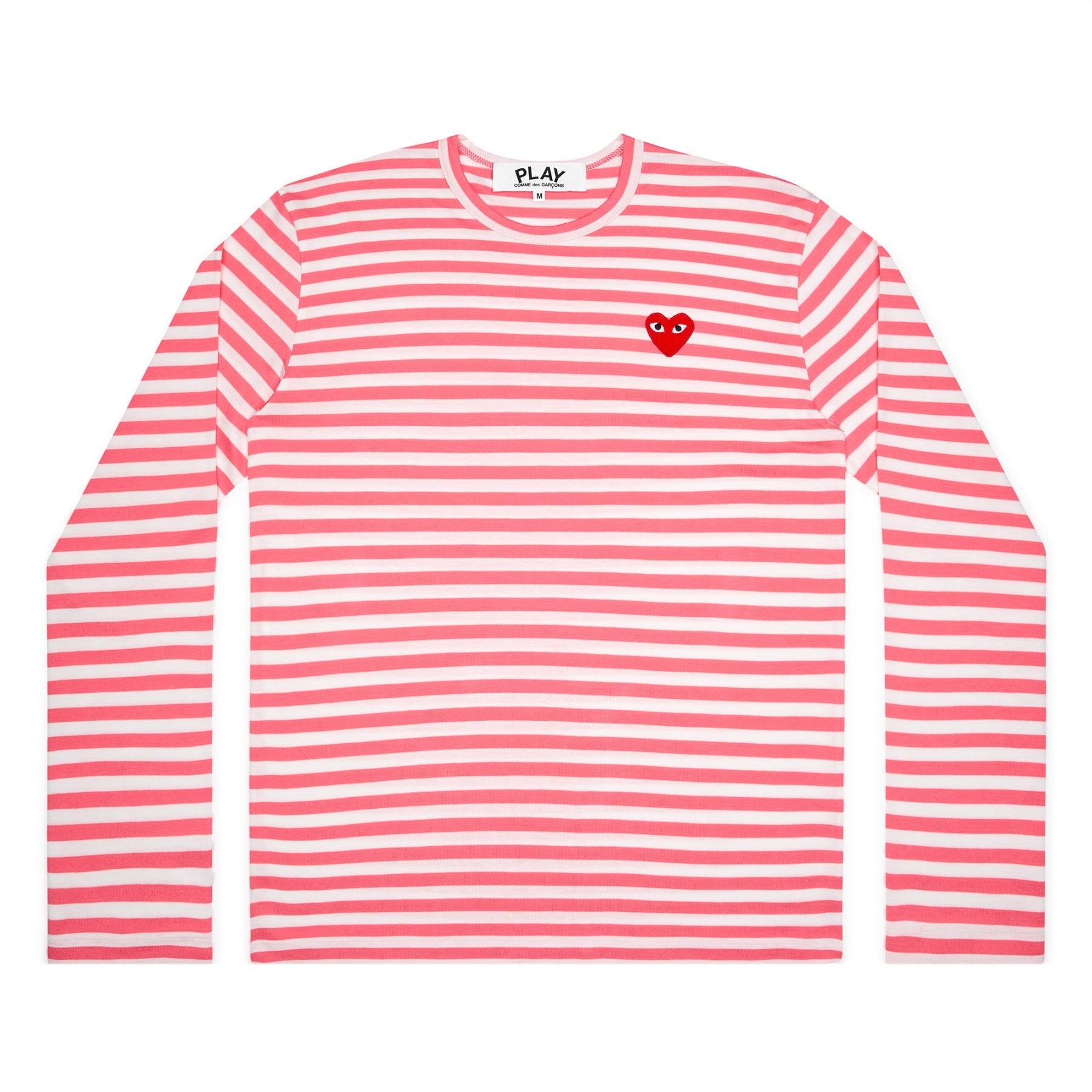 PLAY L/S Coloured Striped Red Emblem Spring Series (Pink)