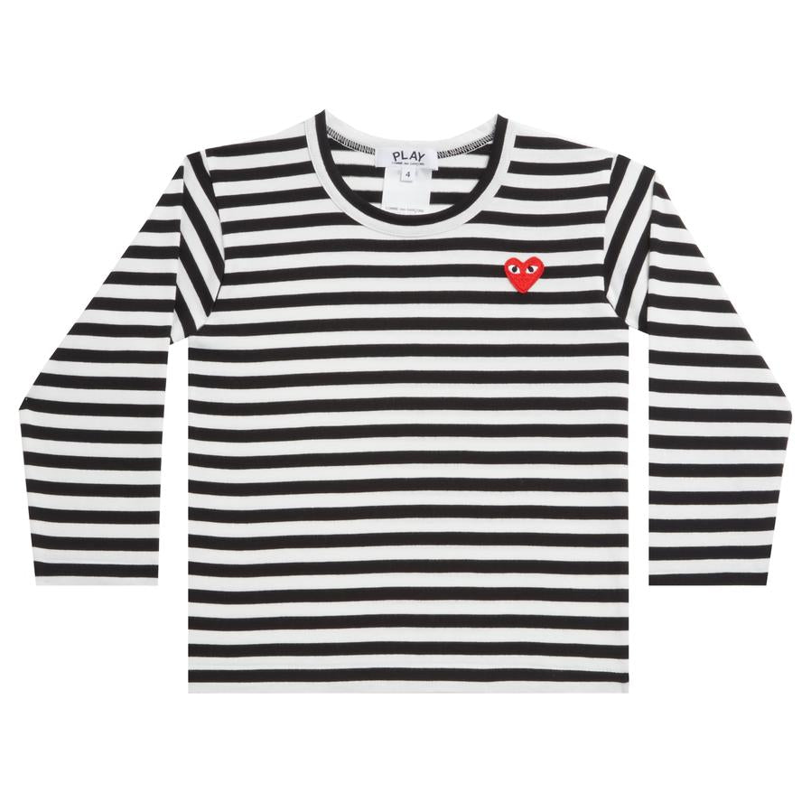 PLAY Kids L/S Striped T-Shirt (Black)