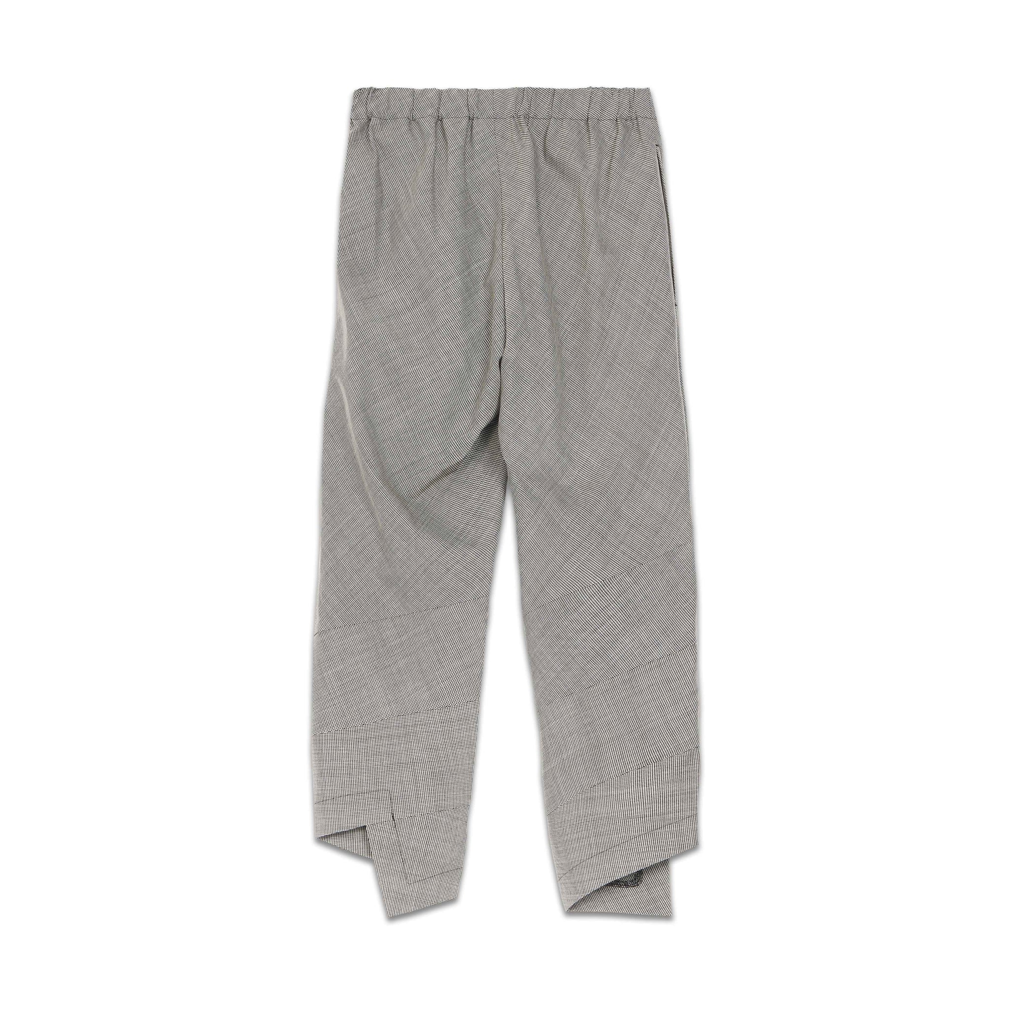 Wool Houndstooth Bias Spiral Pant