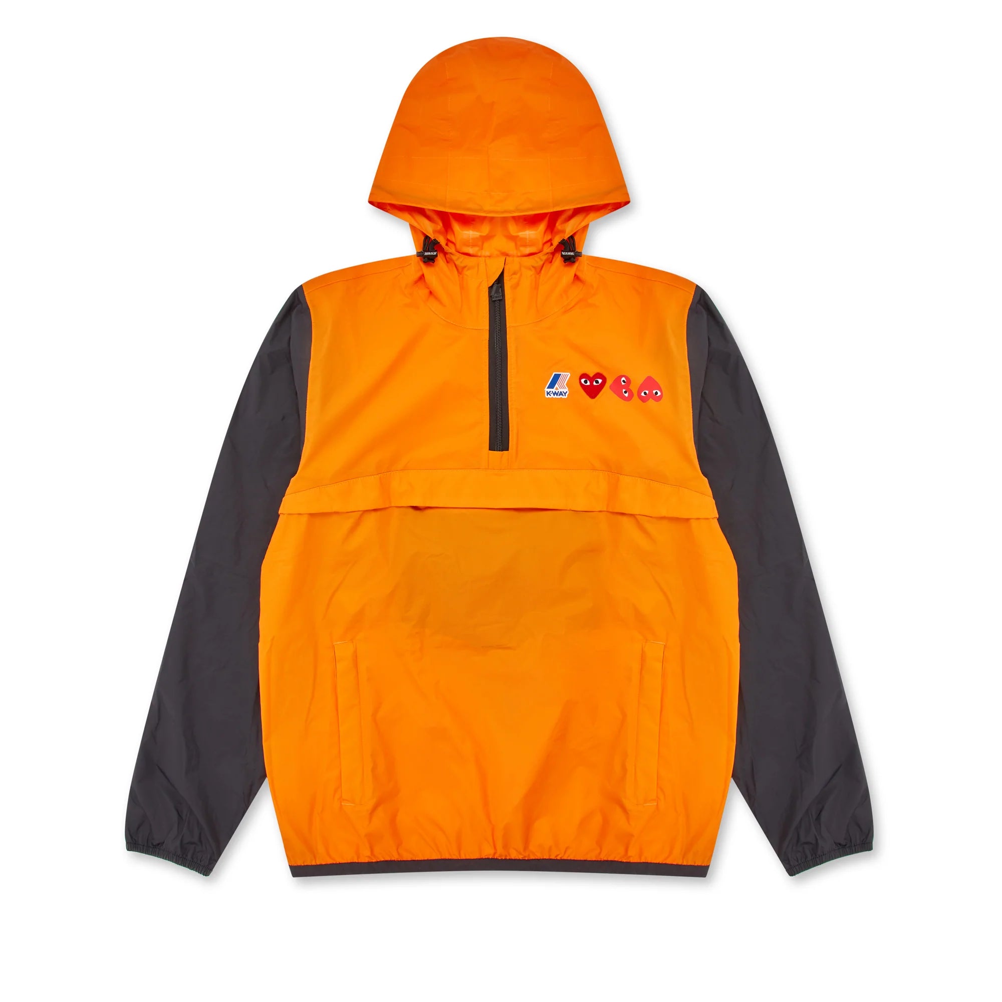 K-WAY*PLAY Half Zip Jacket (Orange/Black)