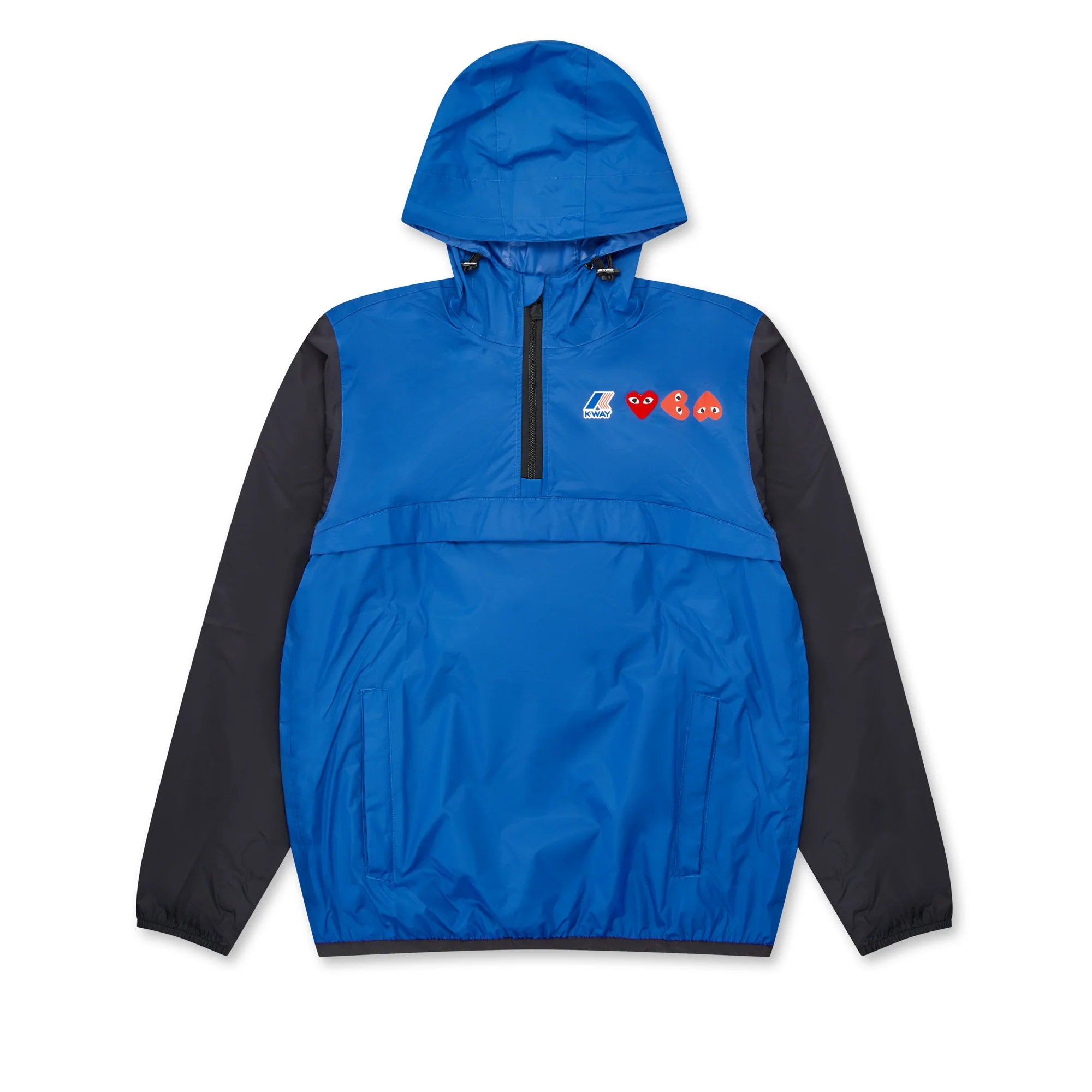 Comme des garcons play blue hoodie sales