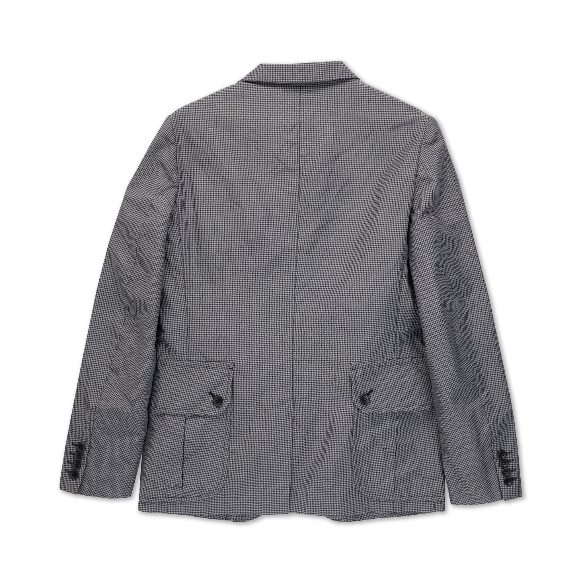 Glencheck Jacket with Safari Pockets