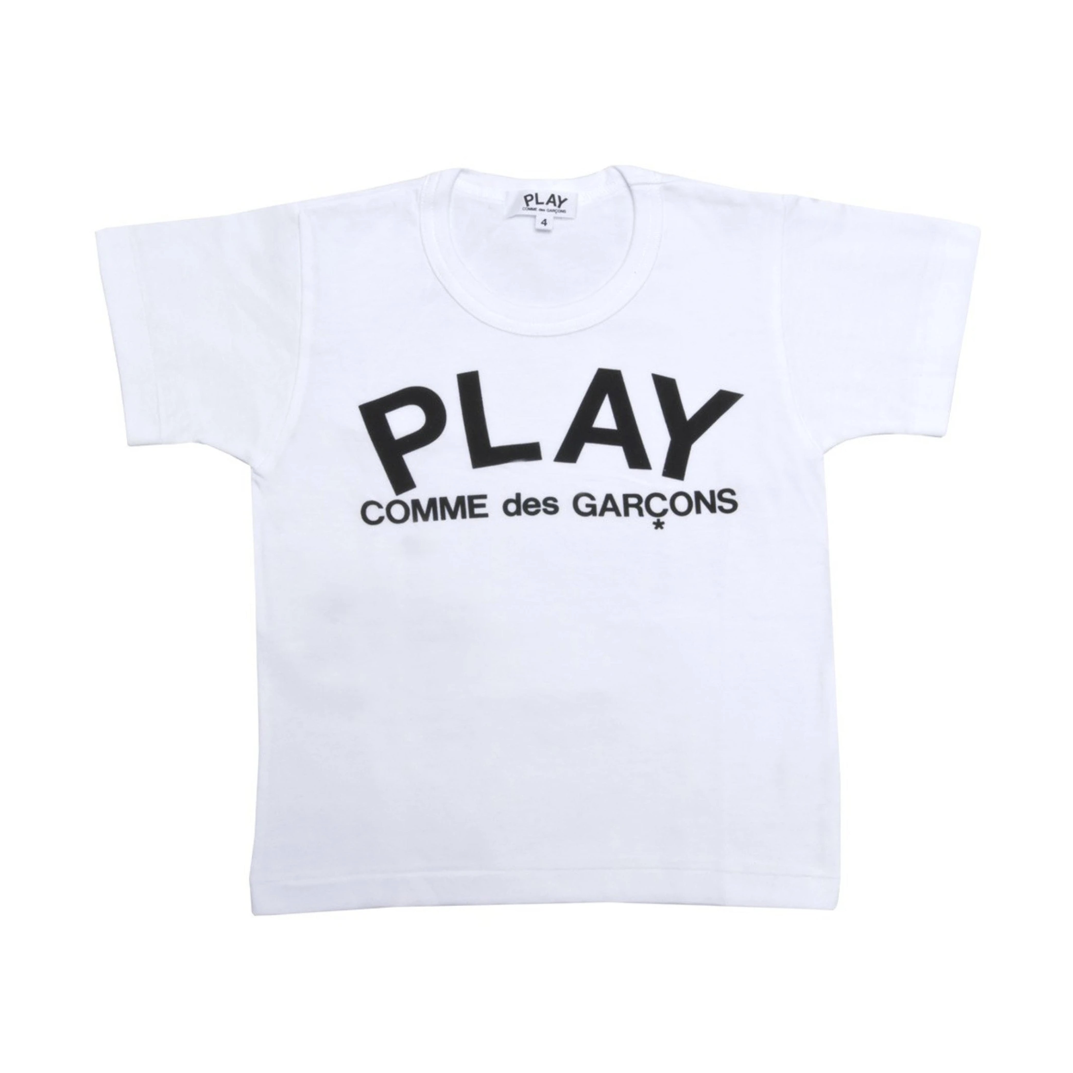 PLAY Kids T-Shirt Black Text – COMME des GARÇONS Melbourne