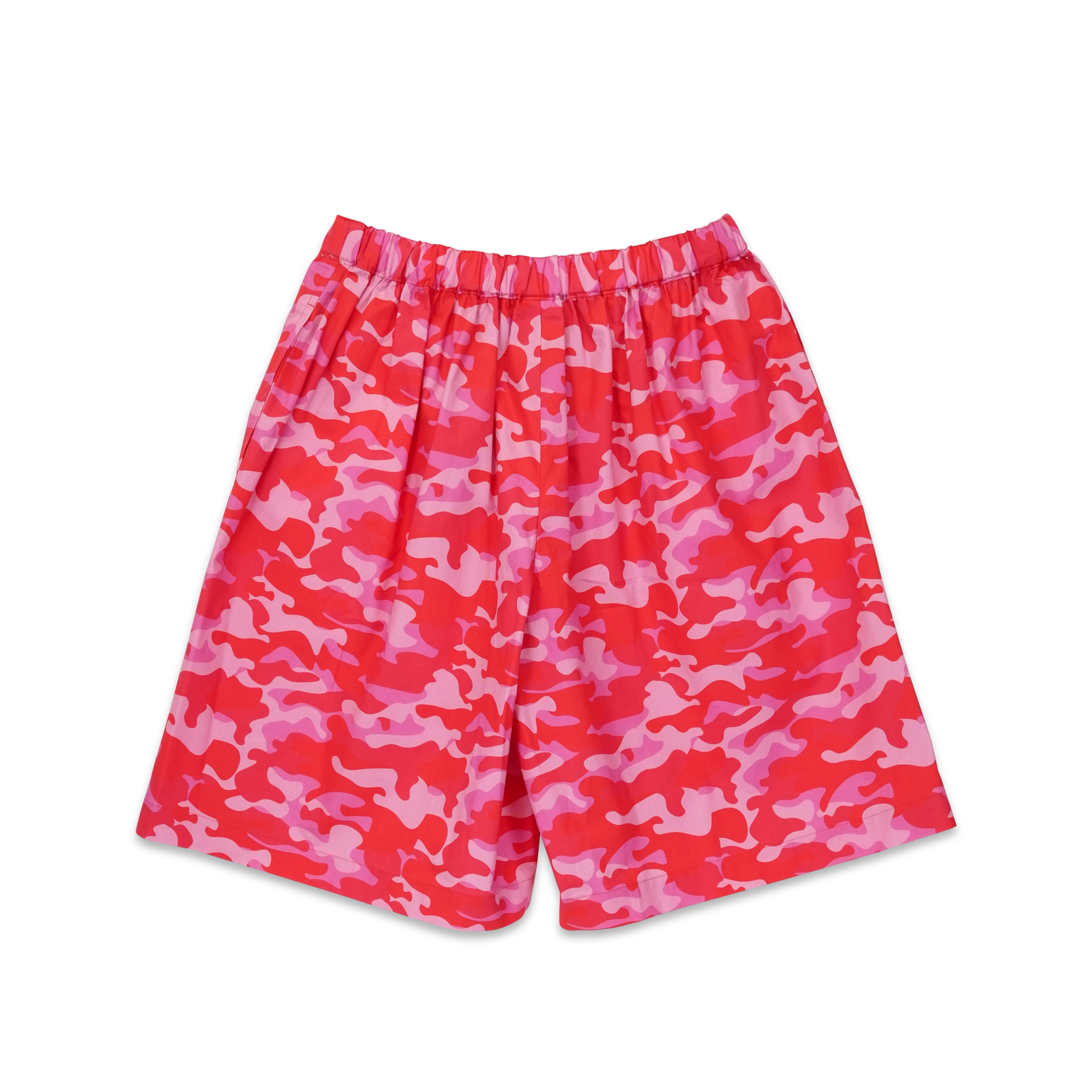 Pink Camouflage Print Short