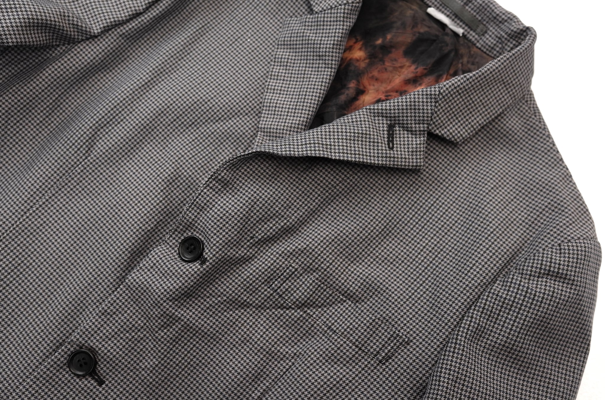 Glencheck Jacket with Safari Pockets