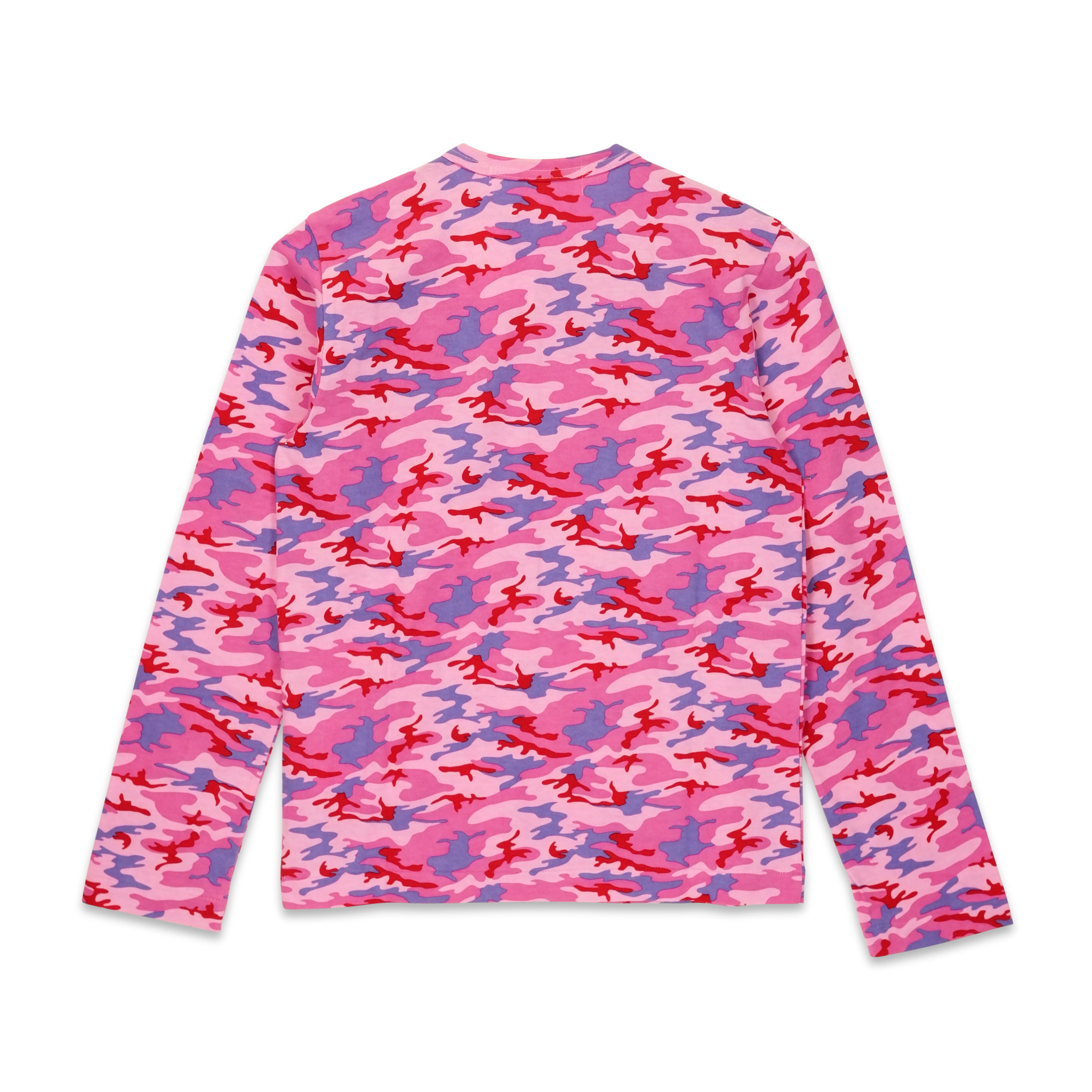 Red Camouflage Long-Sleeve T-Shirt
