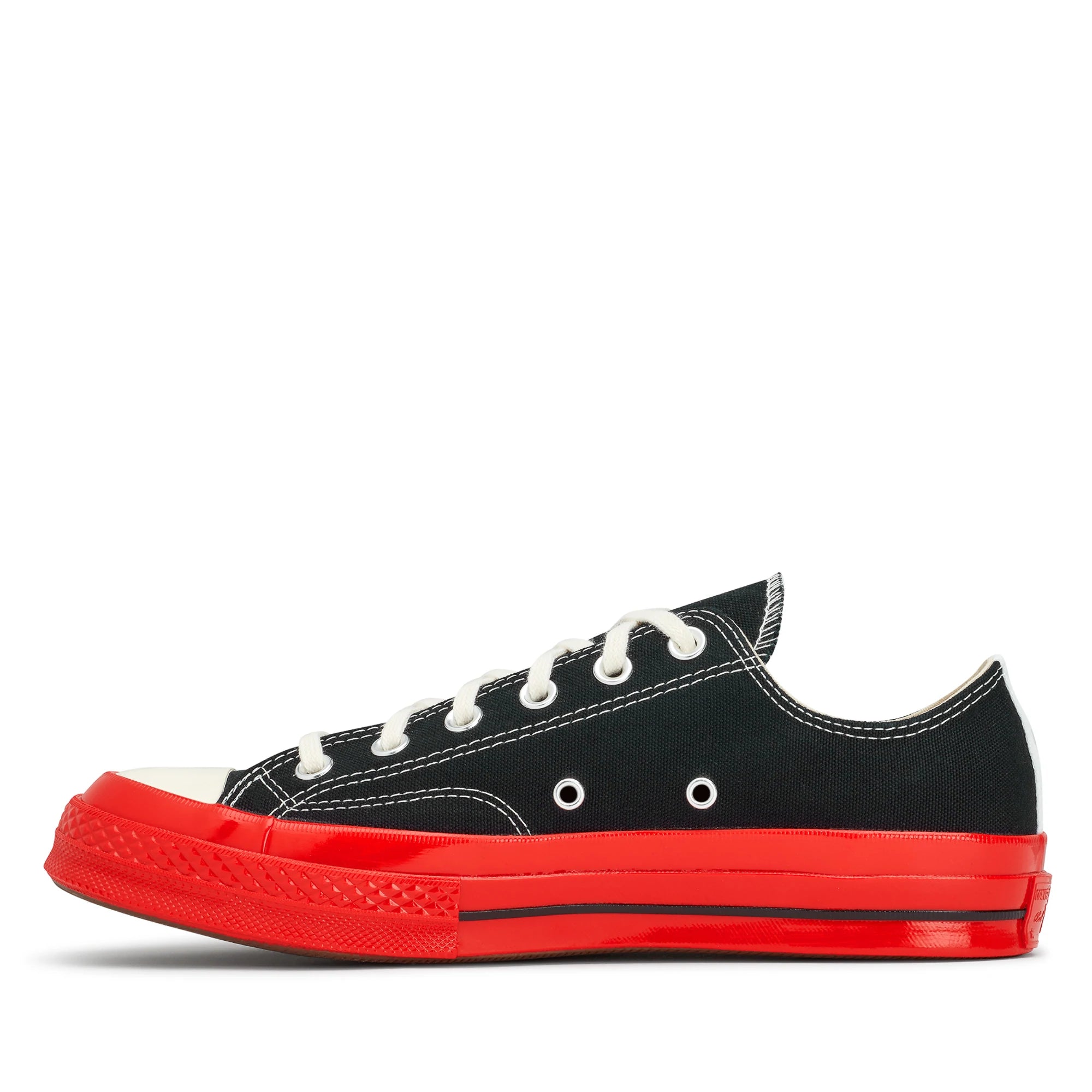 Converse Red Sole Low Top (Black)