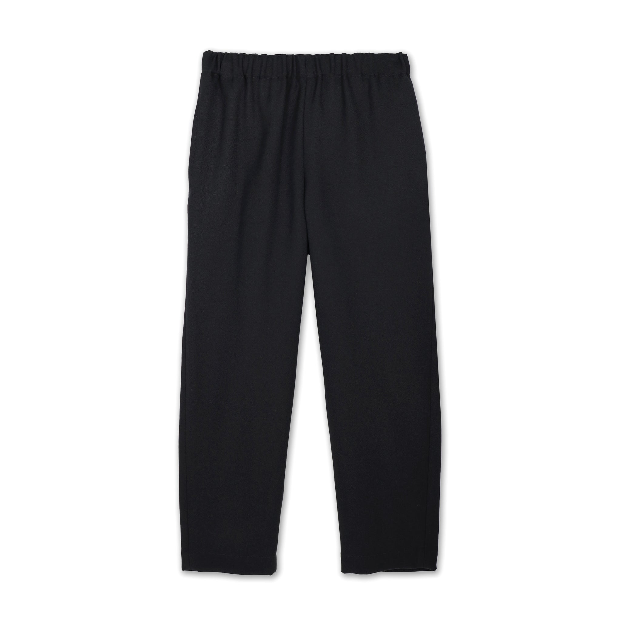 Thick Wool Twill Straight Pant