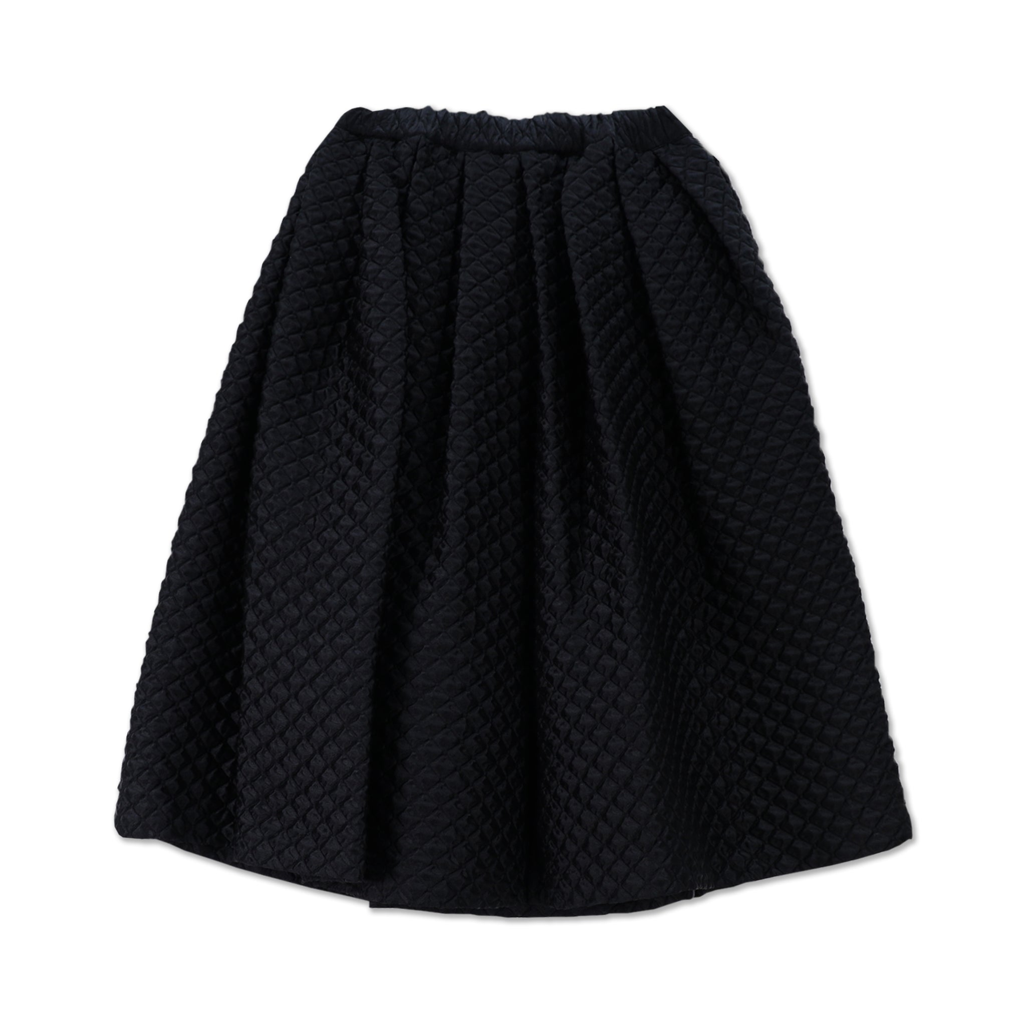 Gathered Jacquard Skirt