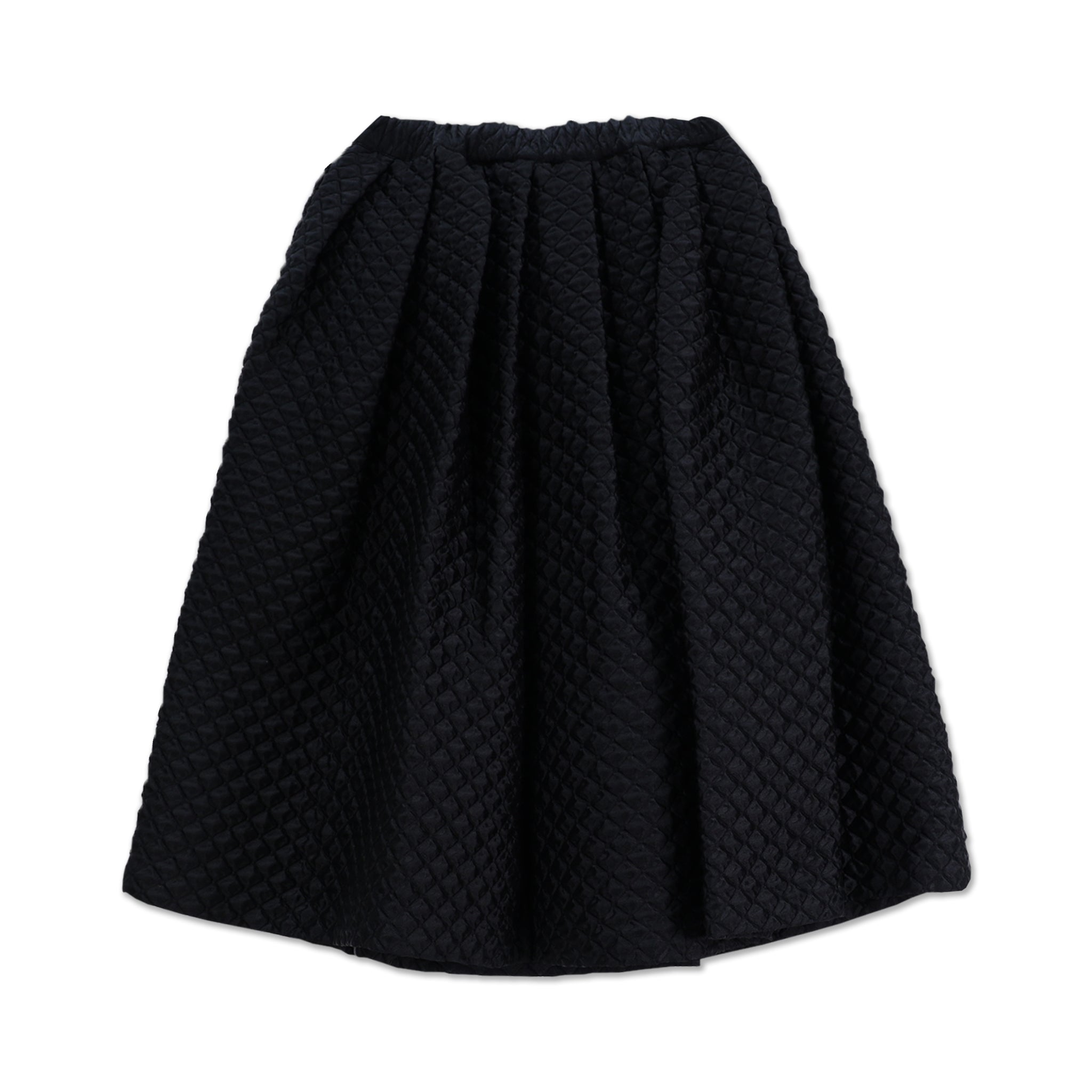 Gathered Jacquard Skirt