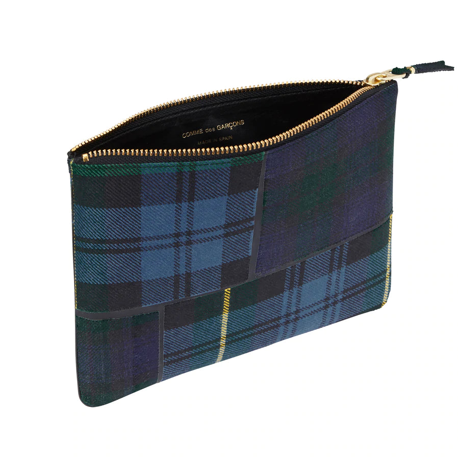Tartan Patchwork Group Wallet Green 5100TPG – COMME des GARÇONS