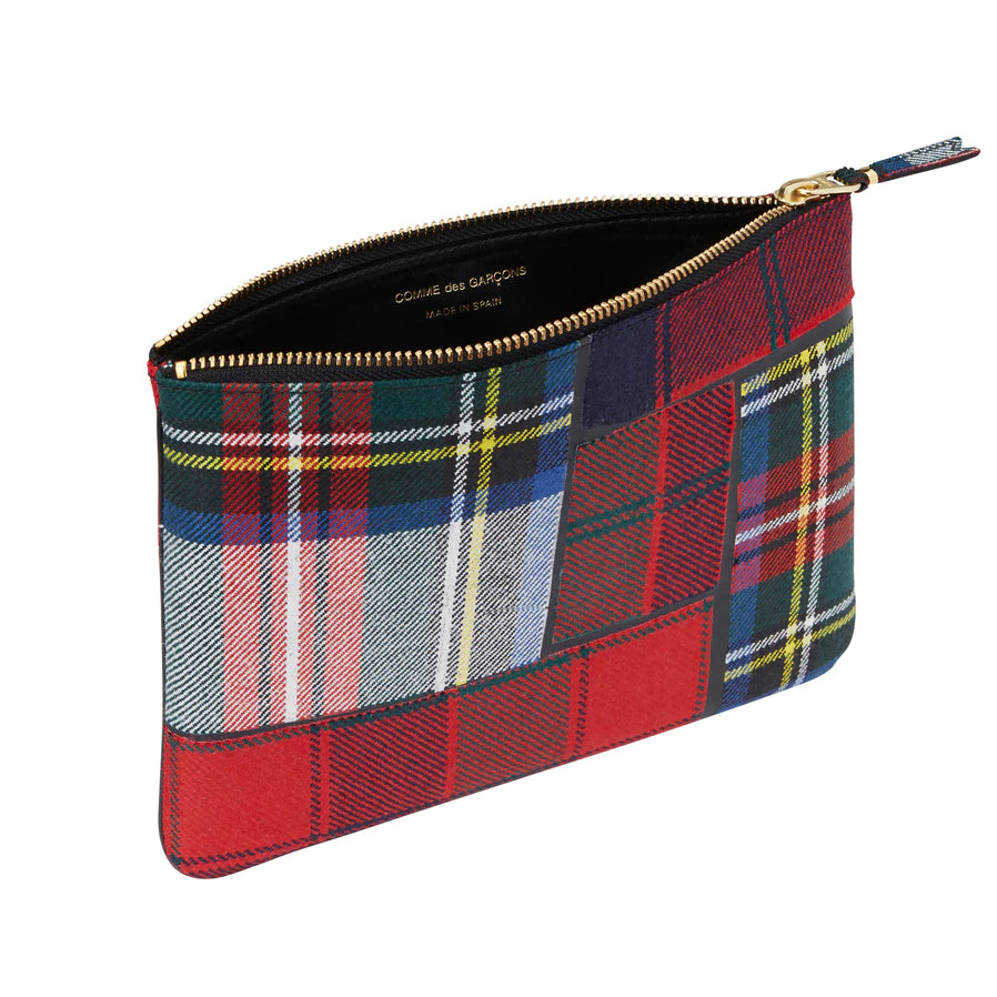 小物 TARTAN PATCHWORK Comme des Garçons TARTAN PATCHWORK Wallet - RED – Kronkron IS