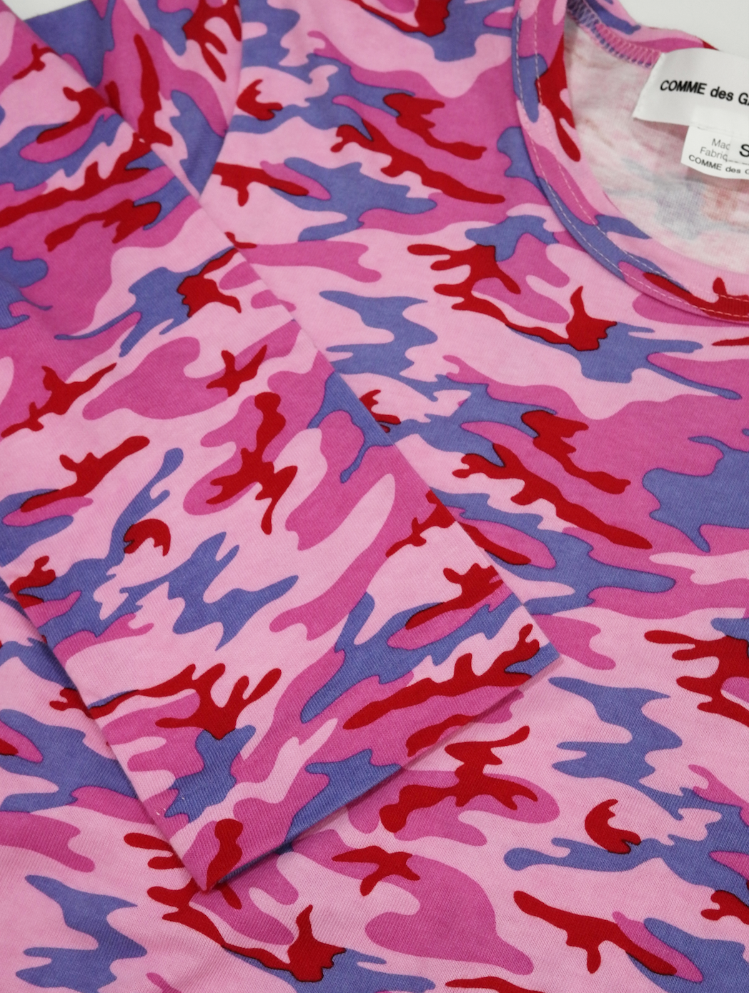 Red Camouflage Long-Sleeve T-Shirt